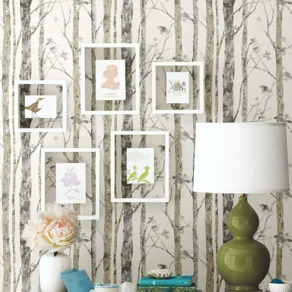 Roommates Birch Trees Peel and Stick Wallpaper