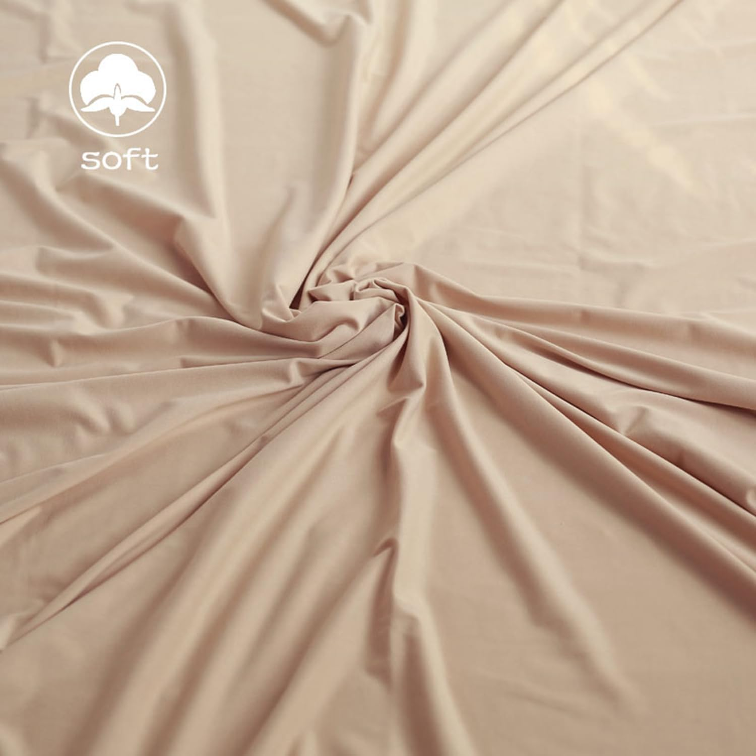 Orraphtstu Newborn Photography Posing Fabric Baby Beanbag Backdrop Props Stretch Blanket for Professional Studio Photoshoot (Beige) - Black image number 6