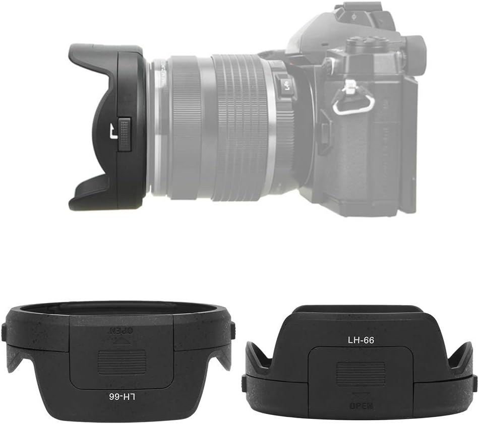 Dpofirs Camera Lens Hood Compatible with M.ZUIKO ED 12-40Mm F2.8 Lens, LH-66 Mount, Backlight Photography image number 1