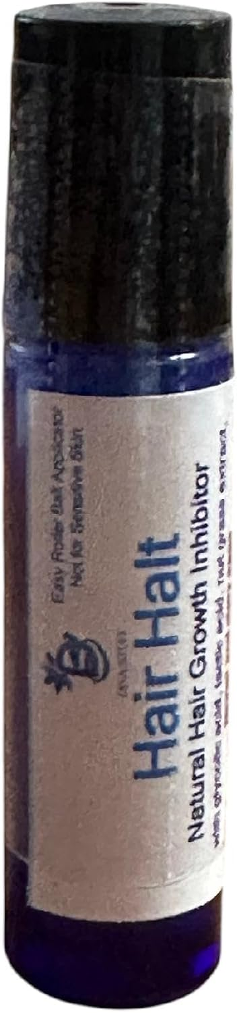 Hair Halt, Natural Formula May Help Keep Hair from Growing Back so Quickly, Easy Roll on Applicator, Diva Stuff image number 2