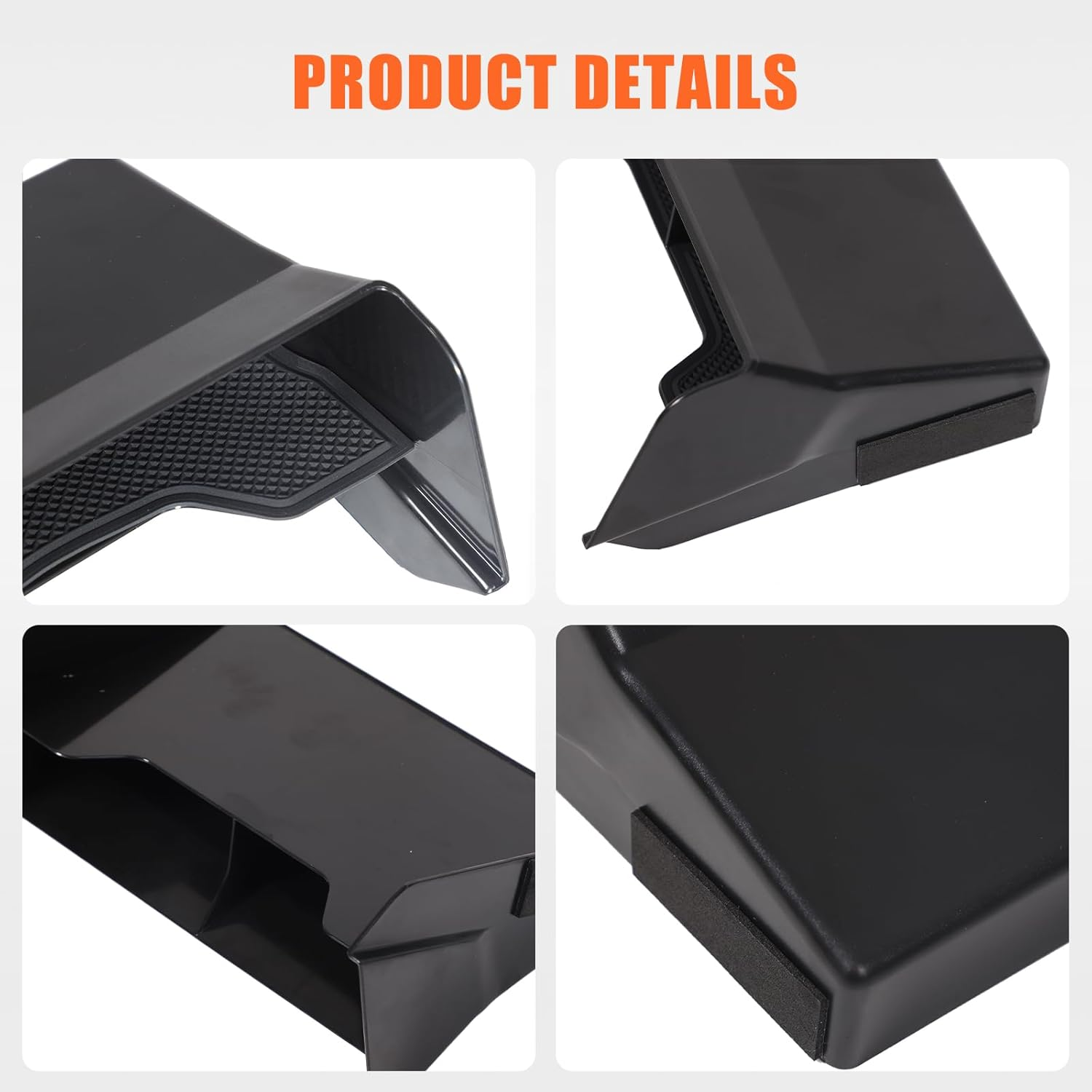 Center Console Organizer Compatible with Mitsubishi Triton / L200 2024-2025 Accessories | ABS Insert Front Dividers Tray with Anti-Slip Pad | 1PC Set image number 5