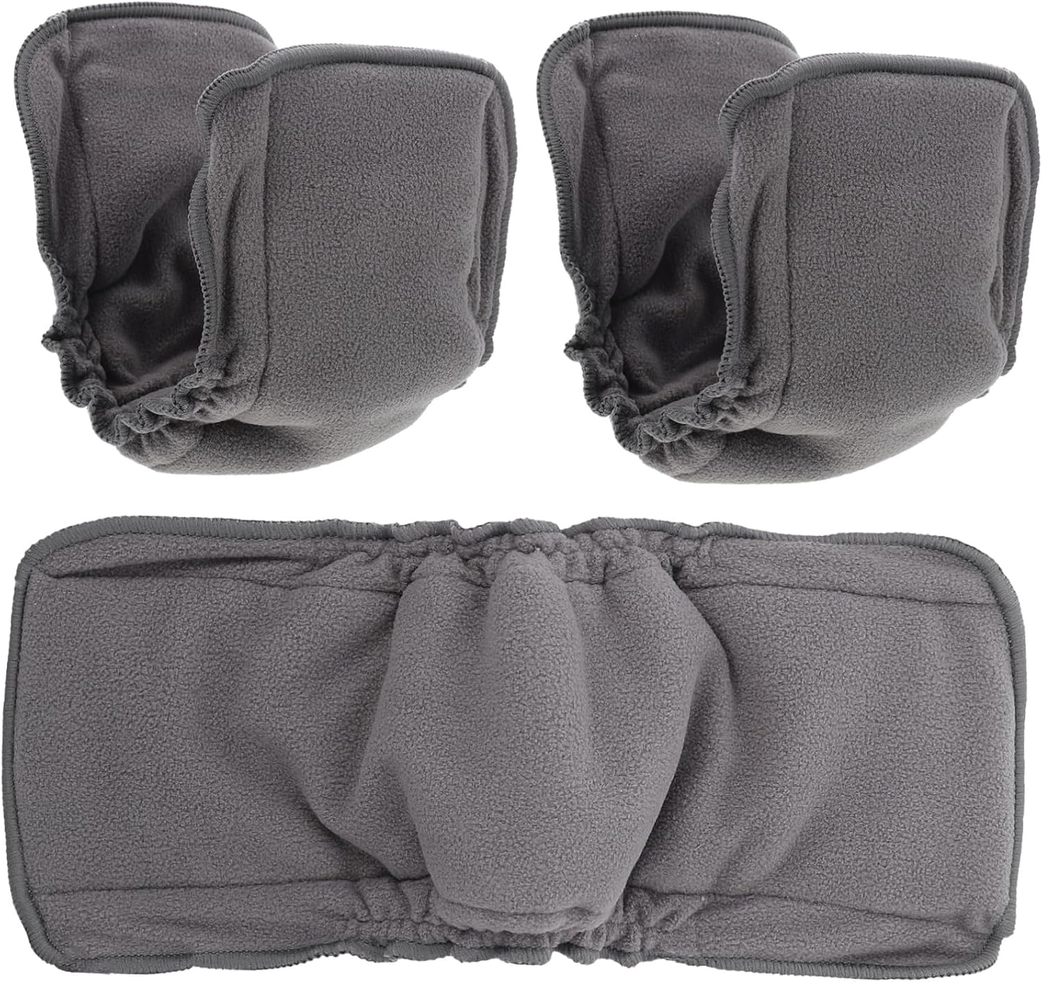 3Pcs Bamboo Charcoal Baby Diapers Reusable Cloth Diaper Inserts for Newborns Breathable and Comfortable Waterproof Nappy Liners image number 1