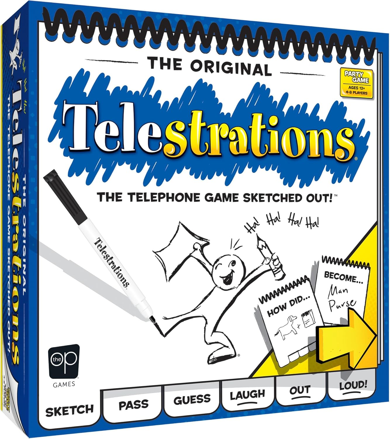 Goliath PG000264 Crown & Andrews Telestrations Party Board Gamecard Game