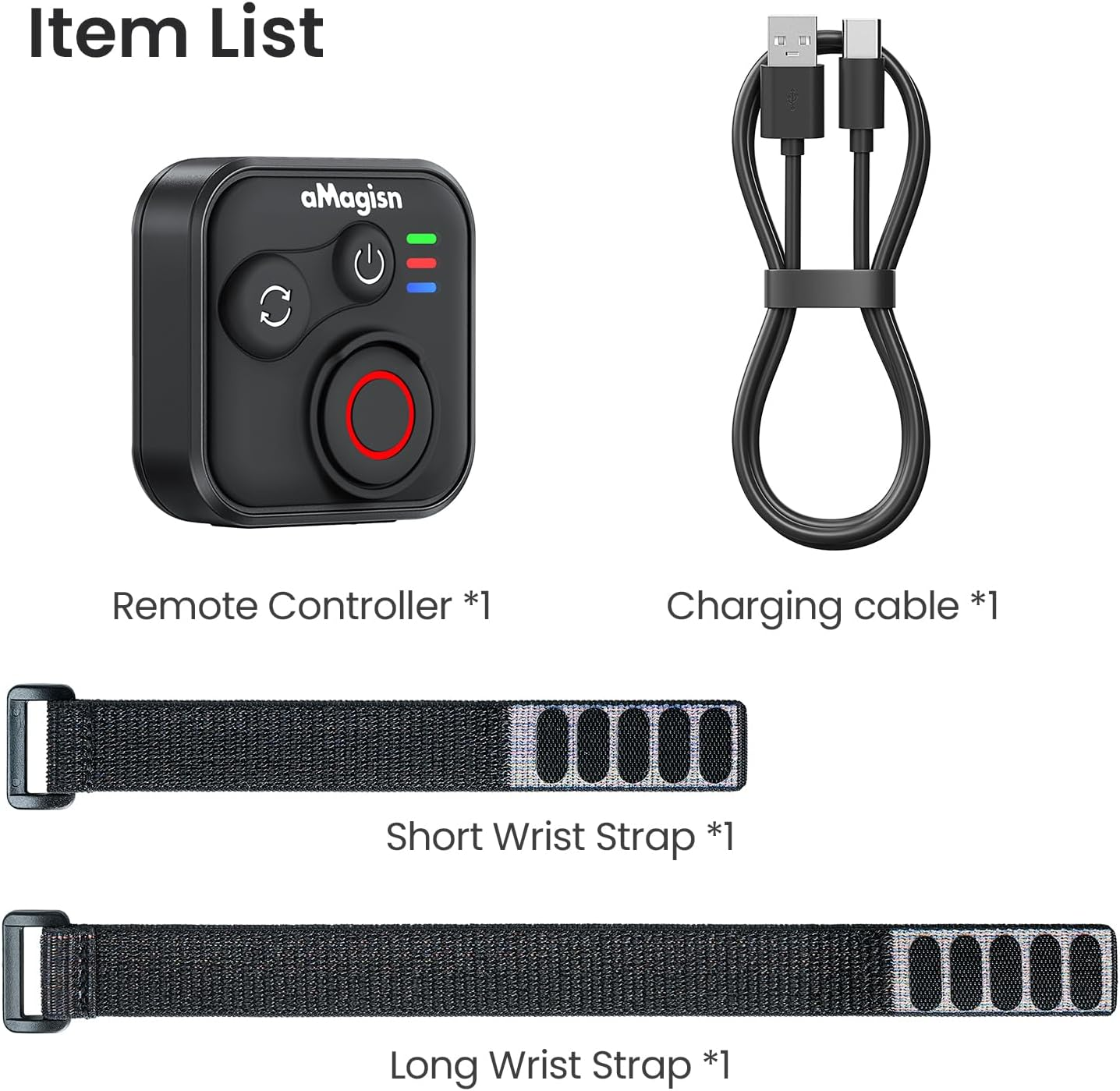 Coyktonty GPS Bluetooth Remote Control for INSTA360 X5 X4 X3 X2/Ace Pro2/Ace Pro/Ace/Go 3S/GO 3/ONE RS/ONE R/Gopro Series,Wireless 50M Remote Control Range image number 3