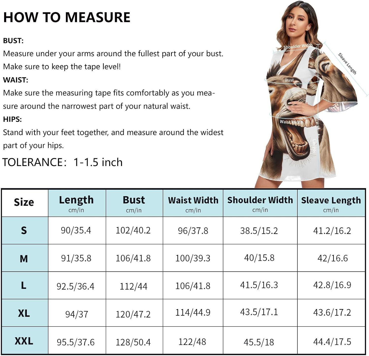 Laughing Donkey Chiffon Dress Printed Line Maternity Dress S-XXL image number 4