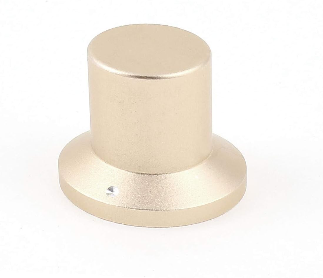 NEW LON0167 Gold Tone CNC Solid Aluminum Hifi Speaker Radio Volume Control Knobs 25X16X22Mm(Gold Tone CNC Solide Aluminium Hifi Lautsprecher Radio Volume Control Kn&ouml;pfe 25X16X22Mm image number 1