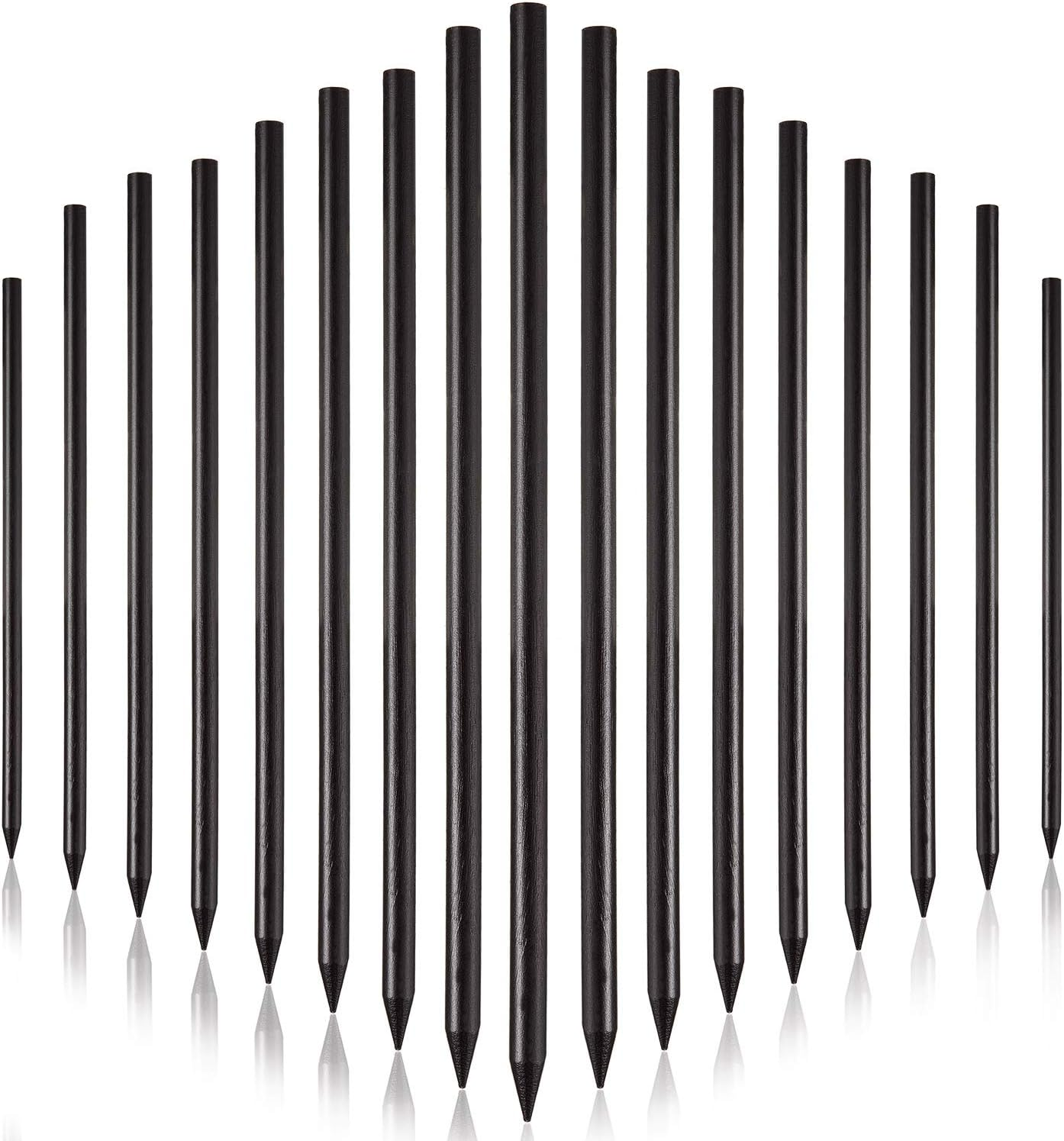 20 Pieces Wood Hair Sticks Chinese Hair Chopstick Clip Vintage Black Pencil Long Hairpins, Bun Maker Handmade Hairstyles Accessories for Women Decorative Holder image number 3