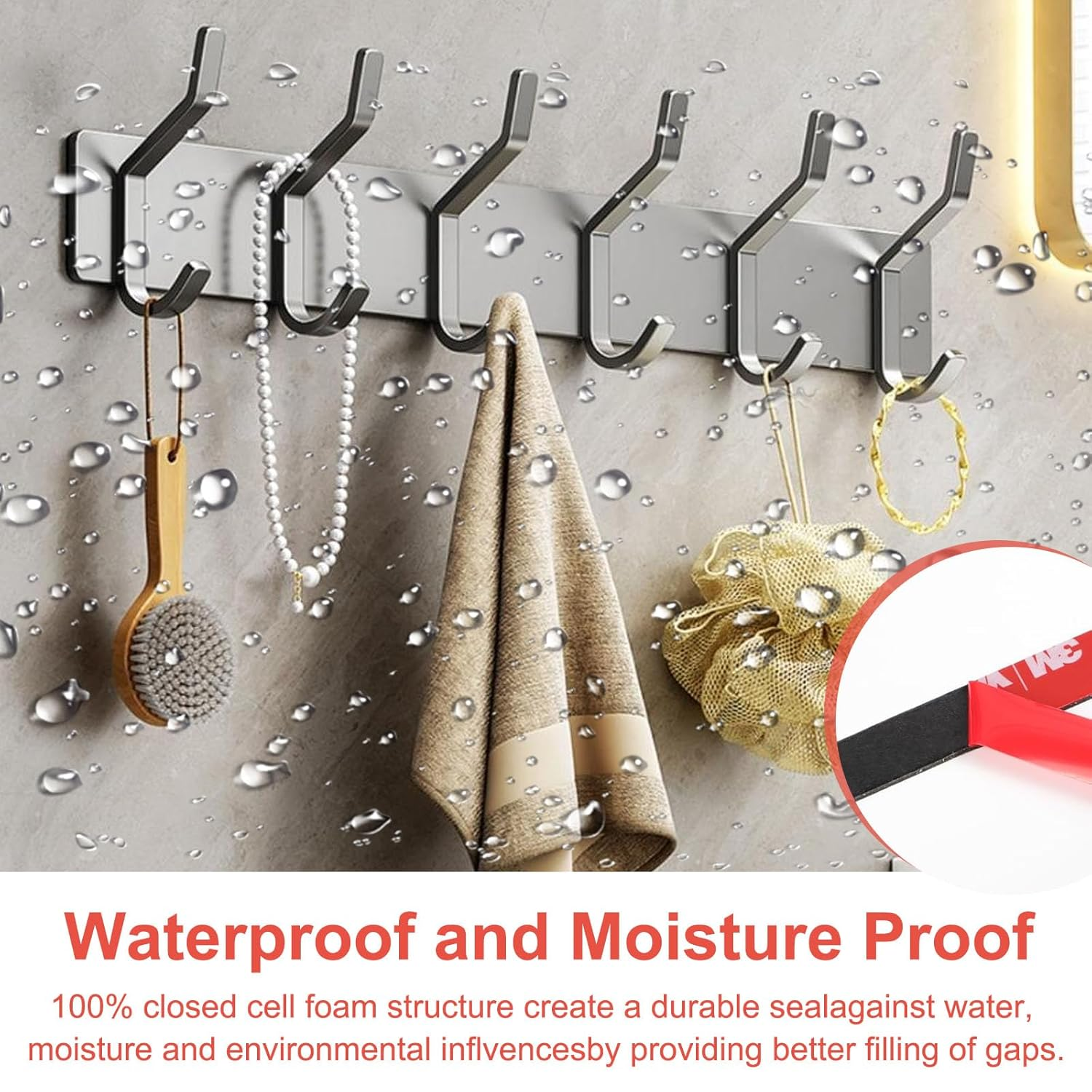 Double Sided Tape 3M Heavy Duty &ndash; 9.8 FT X 0.24" (3M X 6Mm) Strong Foam Mounting Tape, 0.03" Thick 3M Adhesive, Waterproof & High Hold for Walls, Automotive, Home & Office Decor (Pack of 2) image number 1