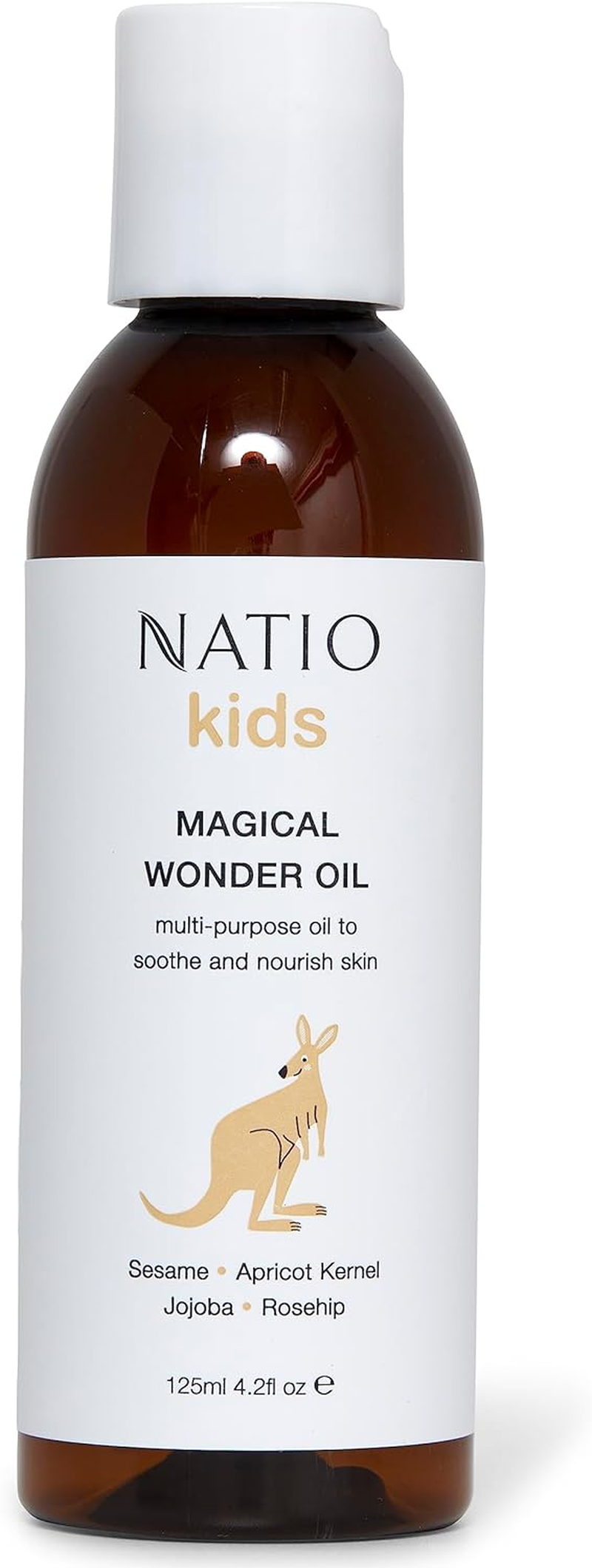Natio Australia Kids Magical Wonder Oil 125Ml - Nourishing Massage Oil for Toddlers - Nourishing Essential Oil Massage Oil for Kids - Jojoba & Rosehip Oil - Made in Australia image number 1