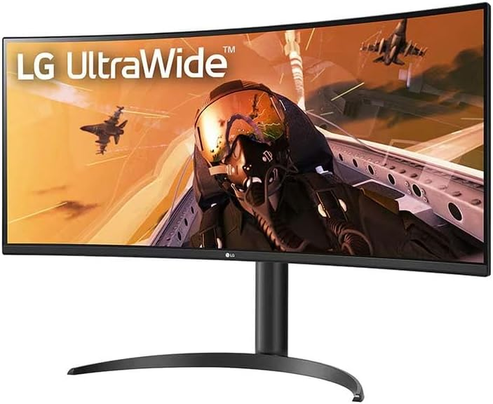 LG 34WP75C-B 34In Curved Ultrawide QHD 160Hz 65W USB-C Monitor image number 1