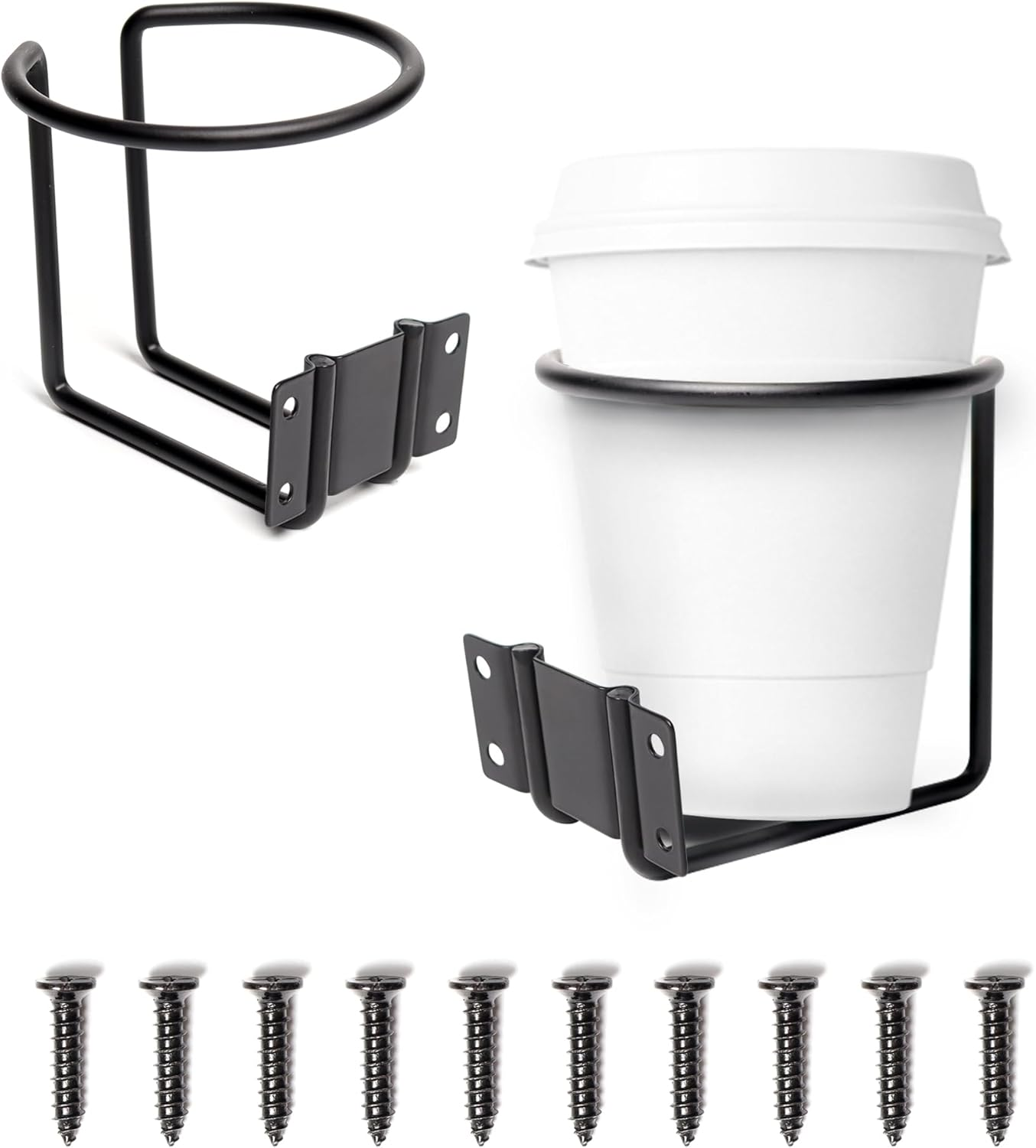 Marine Cup Holder，Boat Cup Holders for Drinks 2Pcs，Mountable Automotive Truck Rv image number 4