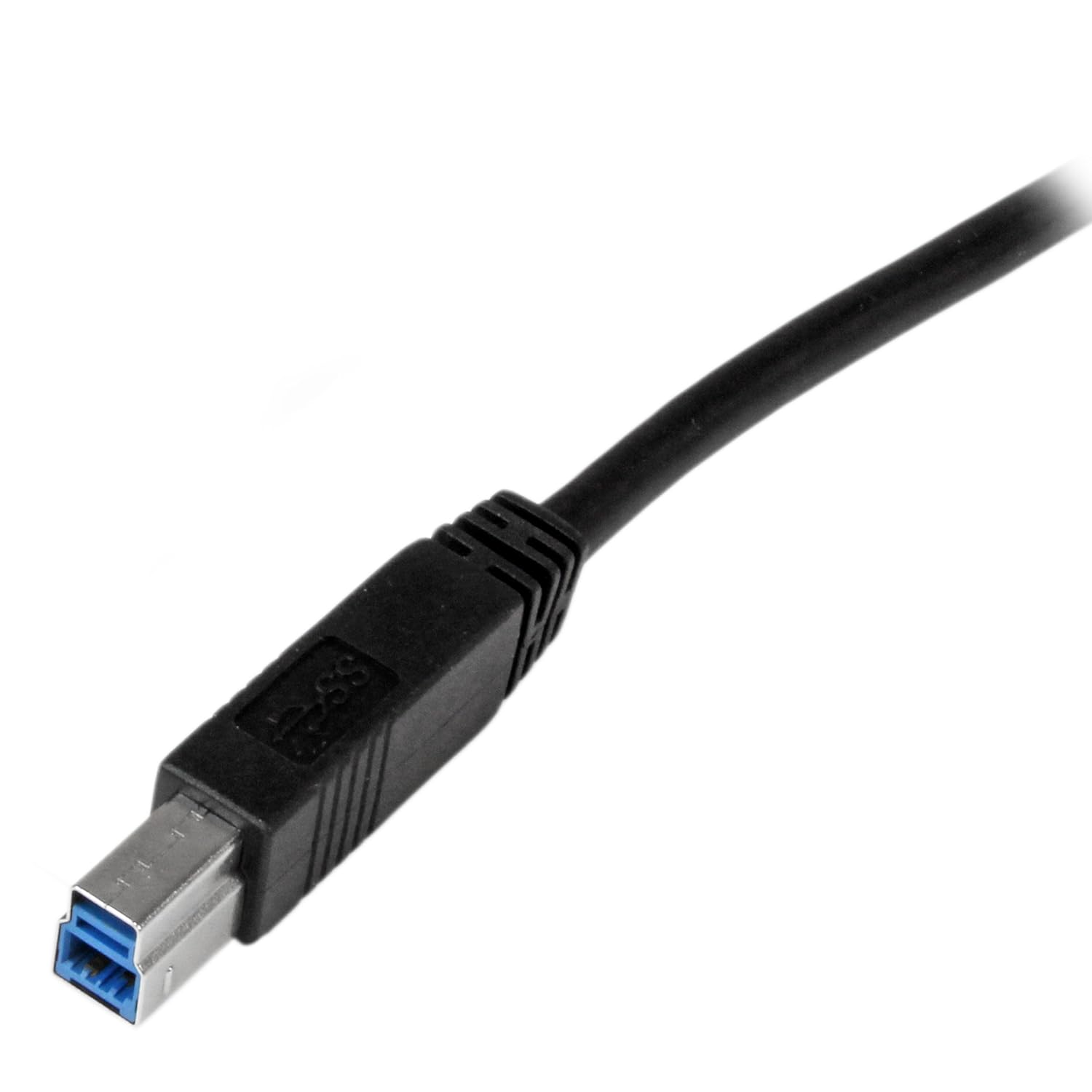 Startech.Com 1M Certified Superspeed USB 3.0 a to B Cable Cord - Black (USB3CAB1M), 3 Feet image number 2