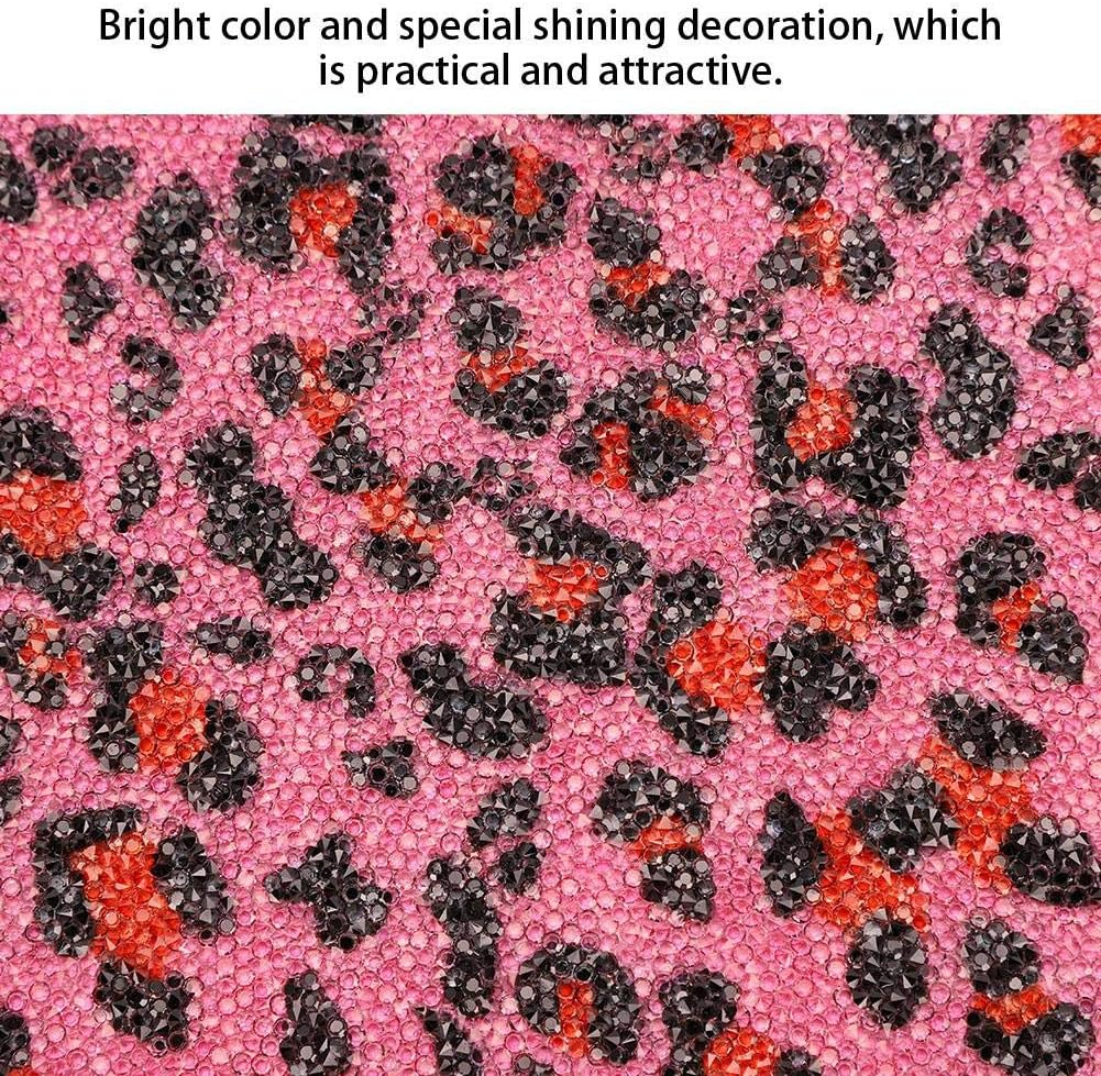 Bright Color Nail Art Table Mat, Material Durable Manicure Hand Holder, Home Beauty Shop Nail Art Salon(07-Pink Leopard Print) image number 3