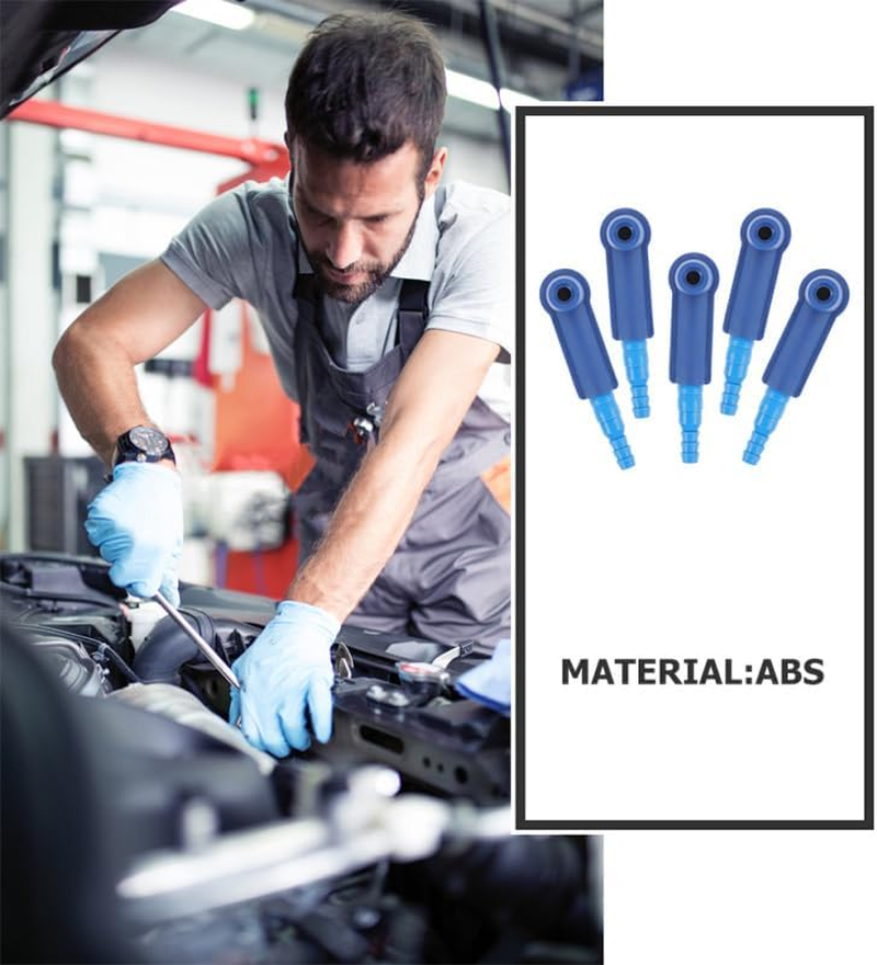 Zerodeko Brake Fluid Replacement Connector Adapter 7 Inch Compact Brake Oil Changer Tool for Efficient Vehicle Bleeding and Fluid Extraction