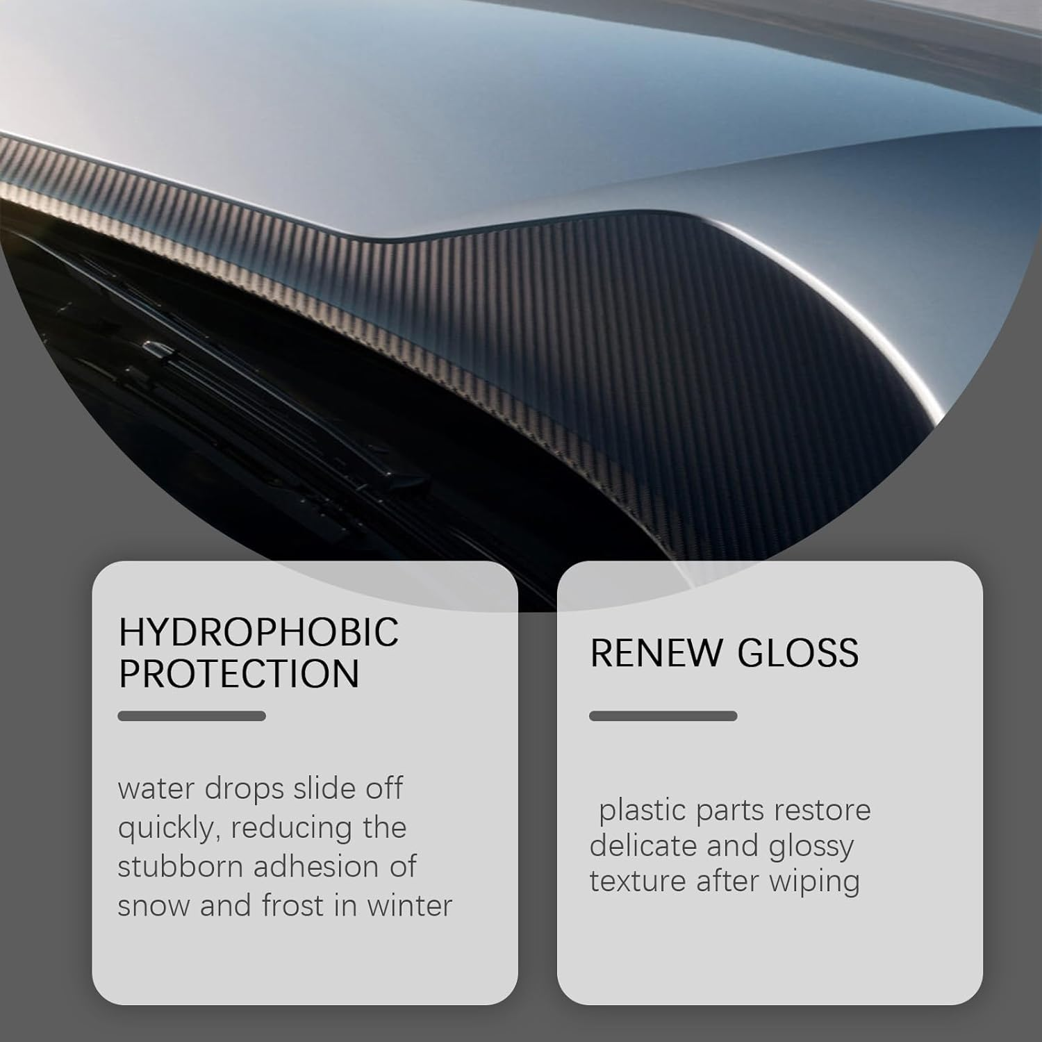 2 Pack Black Plastic Trim Restorer - Car & Truck Plastic Restorer for Bumpers, Trim, Dashboards | No Wet Look, Long Lasting 1 Year Protection | Instantly Revives Faded Black Plastic image number 2