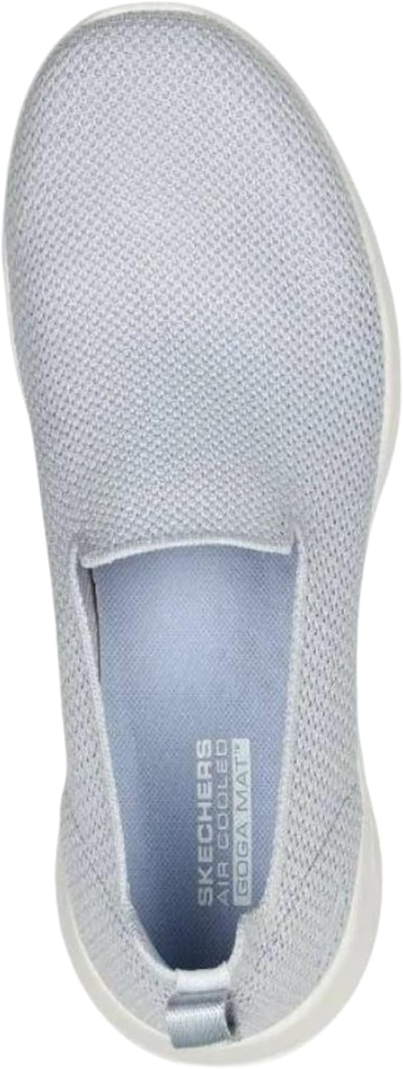 Skechers Womens Go Walk Joy - Sensational Day Light Blue Sneaker Slip on Shoes image number 4
