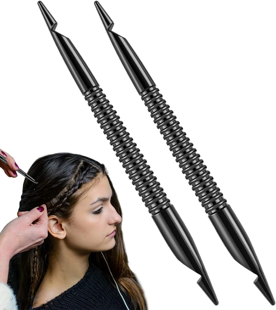 2Pcs Interlocking Tool for Locs Dual-Ended Dreadlock Crochet Needle Reusable Sisterlock Retightening Tool Practical Dreadlock Crochet Needle for Men Women image number 3