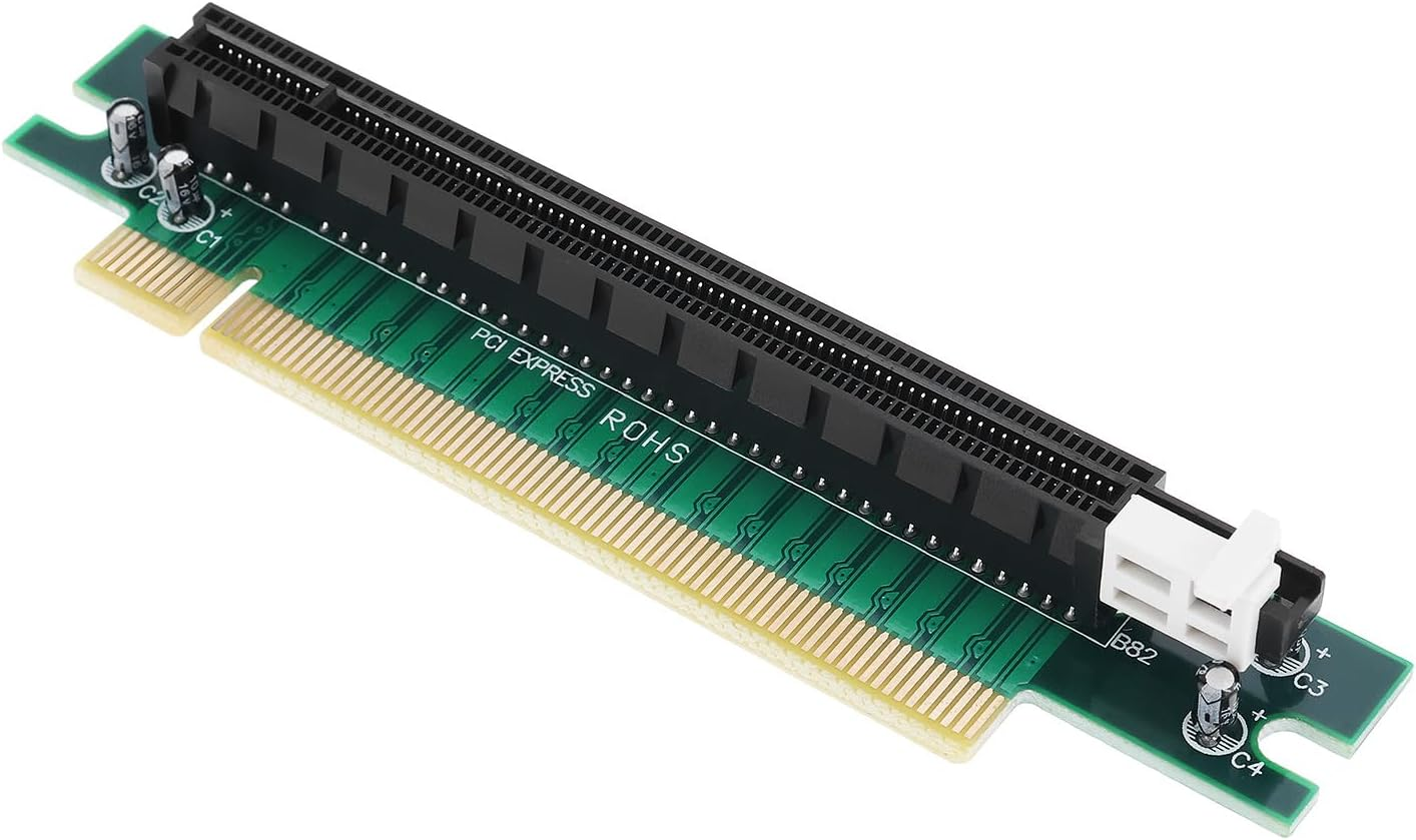 Create Idea Pci-Express 16X Riser Adapter Card 90&deg; for 1U/2U Server Computer Compatible with DELL