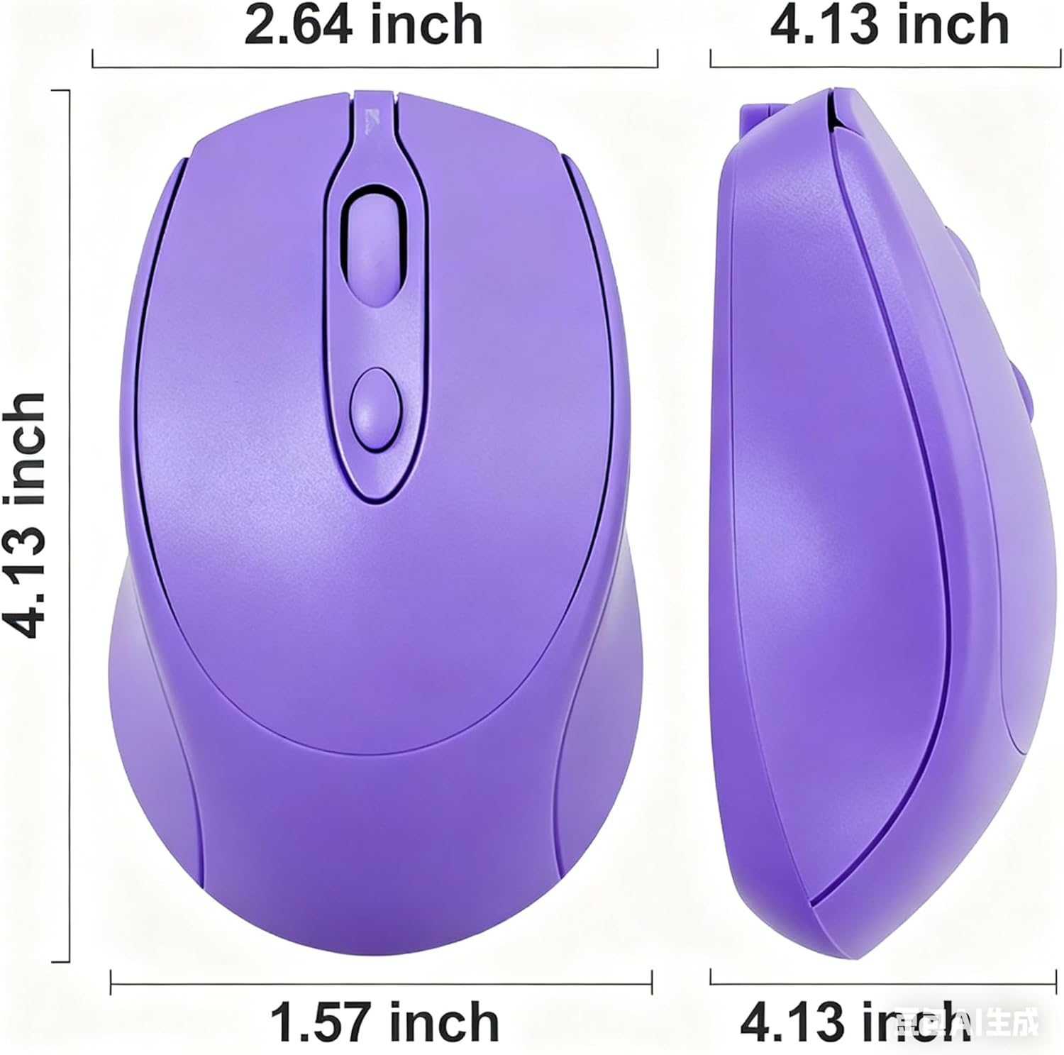 Bluetooth Mouse,Rechargeable Wireless Mouse for Laptop/Ipad/Macbook Pro/Air, Silent Mouse Portable Slim for Surface Pro/Pc/Lenovo/Samsung Tablet - Cyan image number 4
