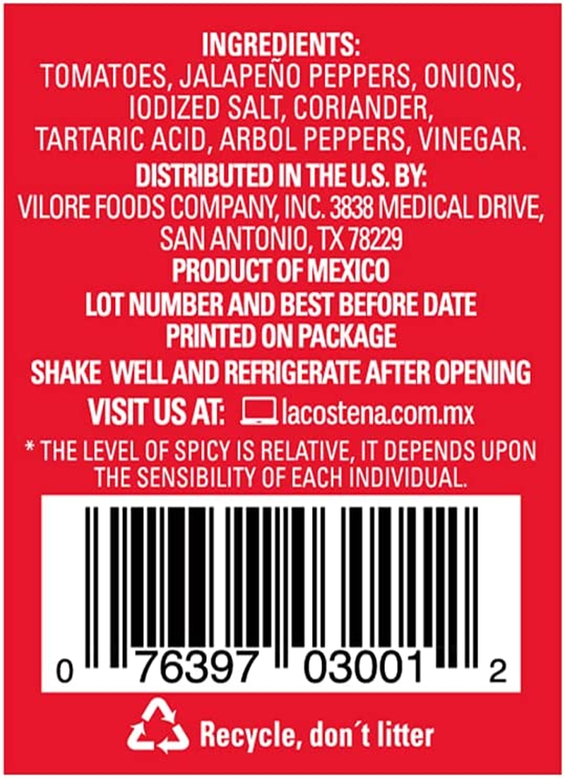 La Costena Homestyle Mexican Salsa, 475 G