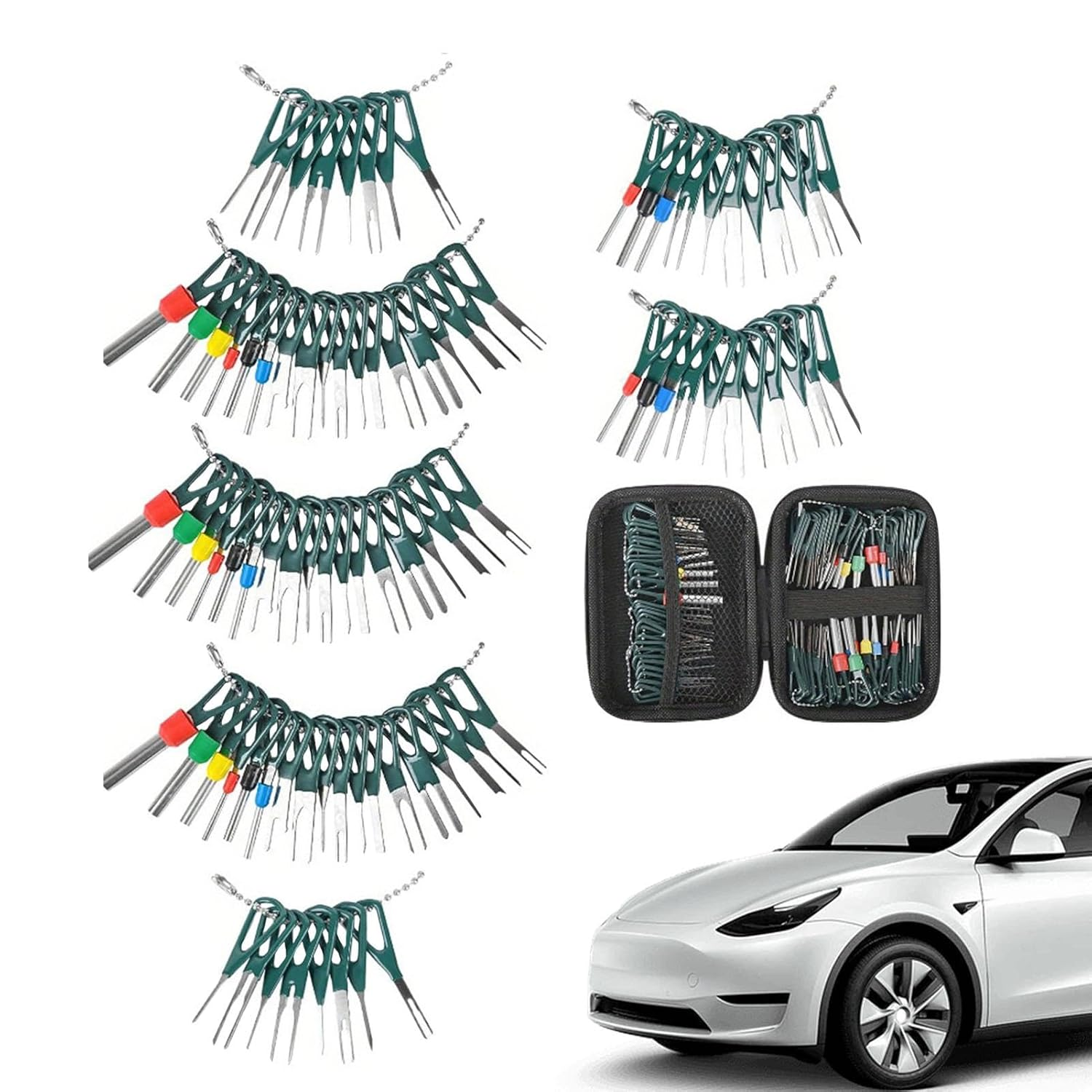Wire Terminal Removal Tool - Auto Electrical Wiring Terminal Kit,Depinning Tool Electrical Connector Pin Removal Tool Kit, 172X Vehicle Wire Terminal Repair Tool