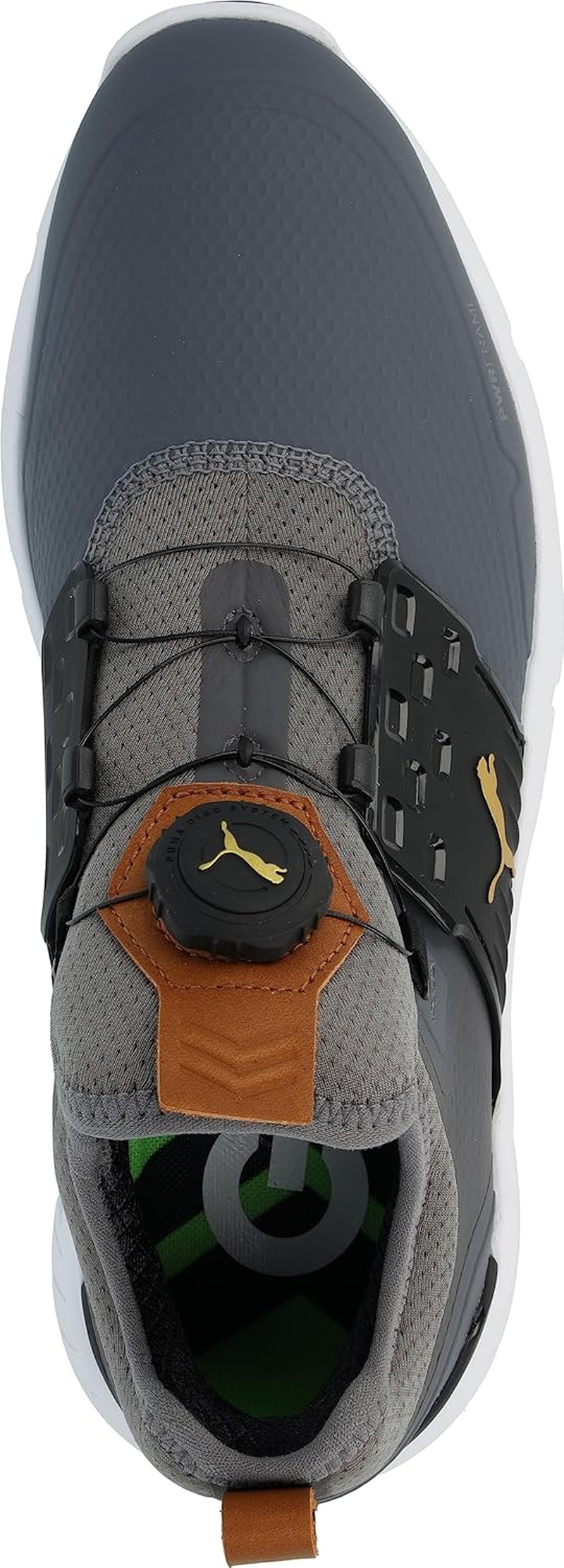 PUMA Men'S Ignite Articulate Disc Golf Shoe, Puma Black/Puma Silver/Puma Black, 9 image number 4