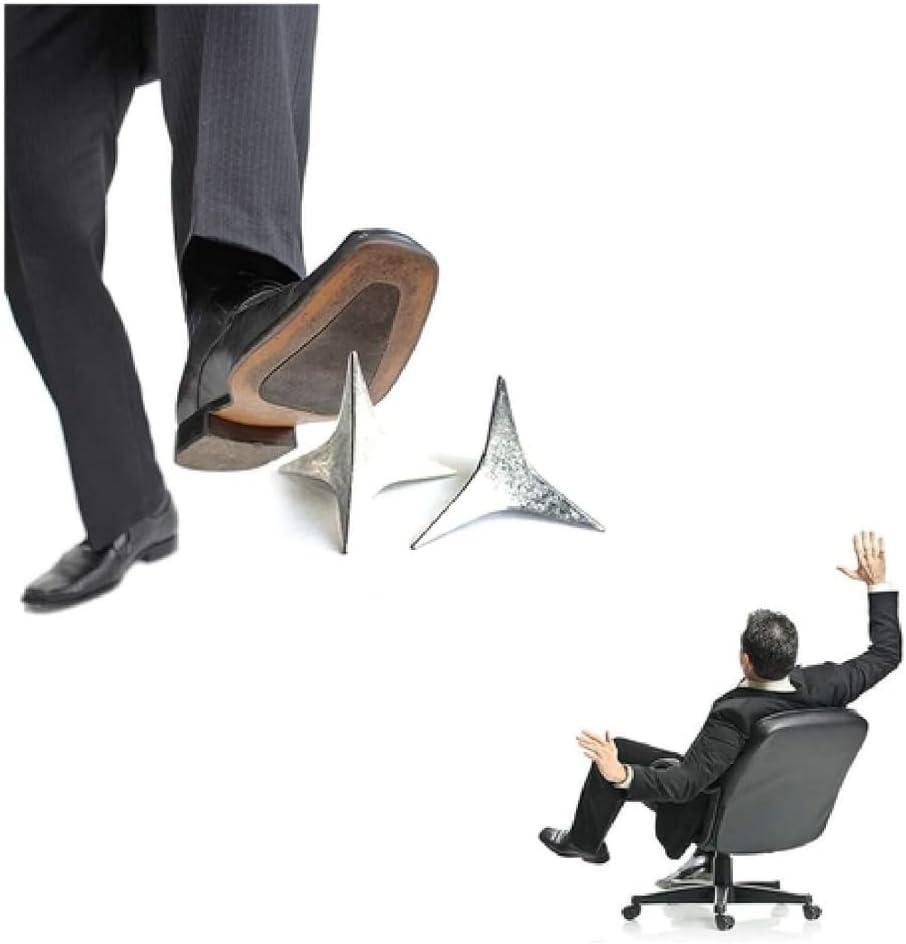 4.5 Cm Triangle Nail, Non-Inverted Nail, Anti-Theft Nail, Professional Tyre Nail, Ground Tyre Nail, Emergency Brake Nail, Prevent Brake Failure (10Pcs) image number 3