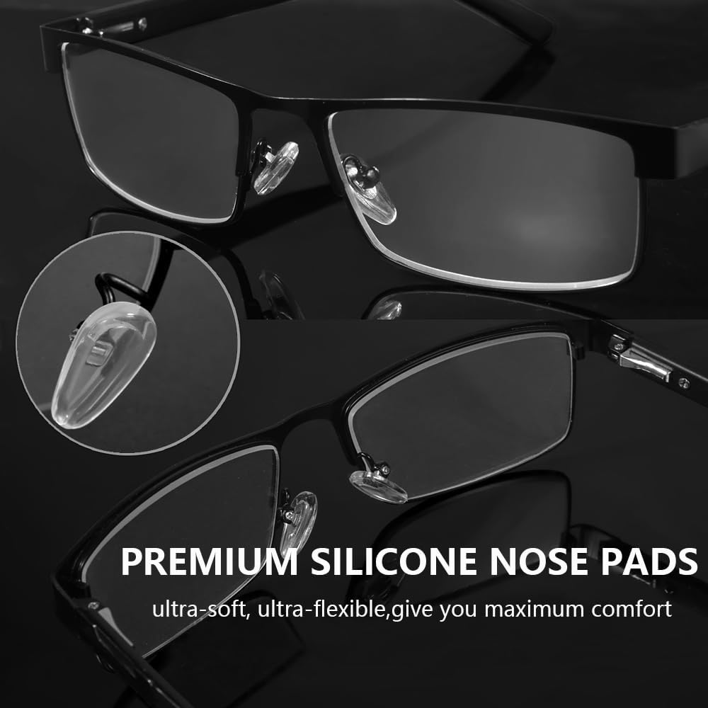 Vekol Eyeglass Nose Pads, 30 Pairs Sunglass Nose Pads Replacement Repair Tools Kit, Eyeglass Repair Kits with Eyeglass Screwdriver, Tweezers, Glasses Cloth, Small Screws for Glasses and Sunglasses (Set 1 - 30 Pairs) - Set 1 - 30 Pairs image number 6