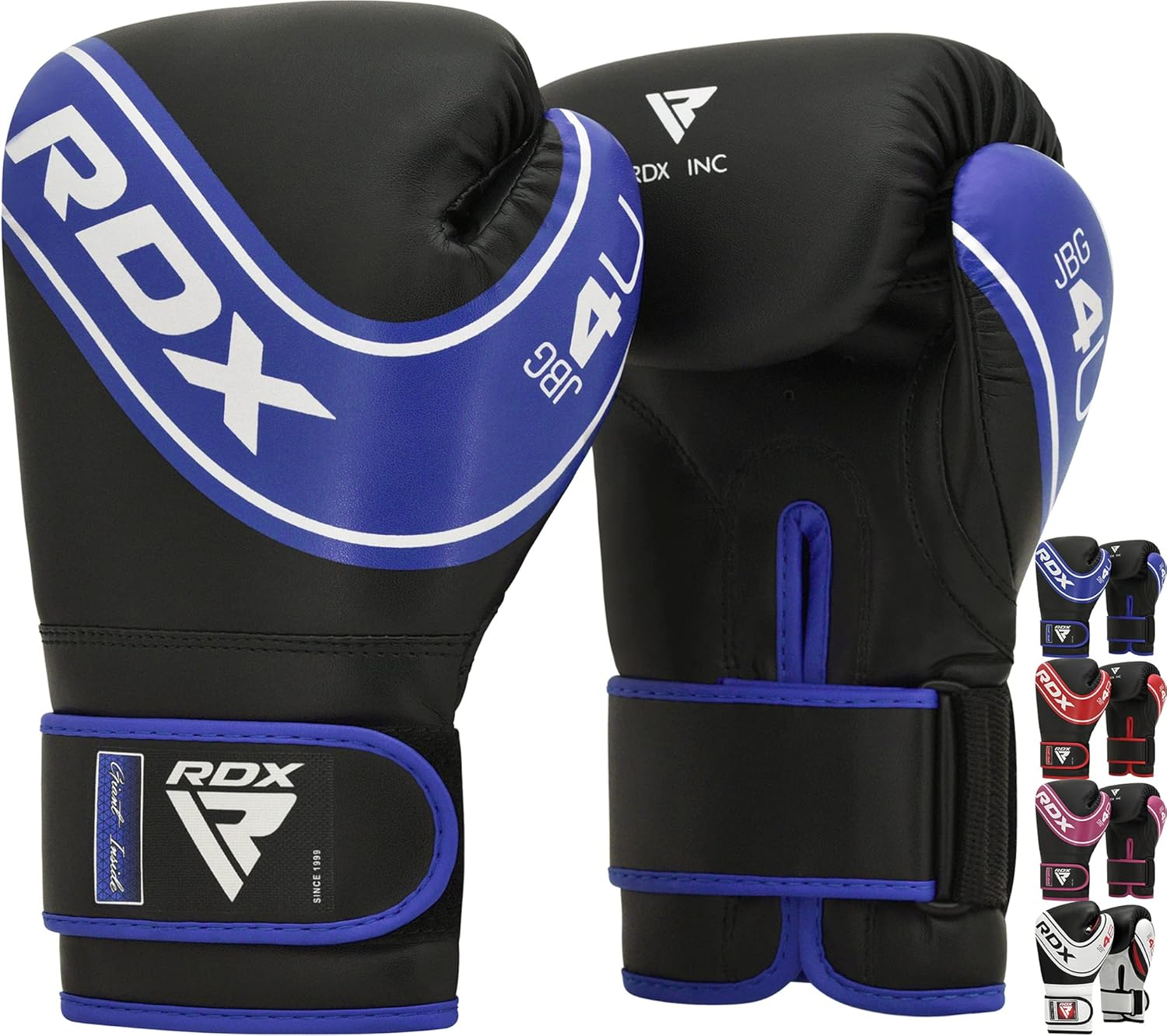 RDX Kids Boxing Gloves, 6Oz 4Oz Junior Training Mitts, Maya Hide Leather Ventilated Palm, Muay Thai Sparring MMA Kickboxing, Punch Bag Speed Ball Focus Pads Punching Workout, Youth Games Fun