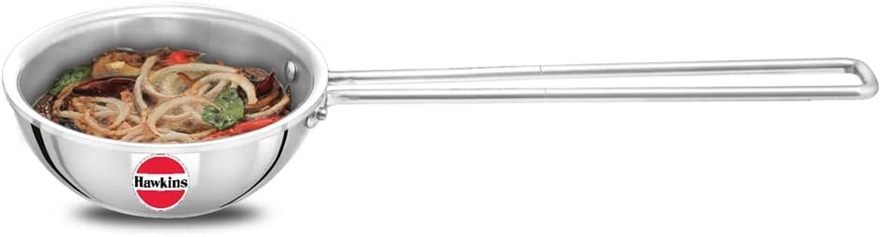 Hawkins 1.5 Cup Tadka Pan, 360 Ml Triply Stainless Steel Pan, Induction Pan, Silver (STP15) image number 2