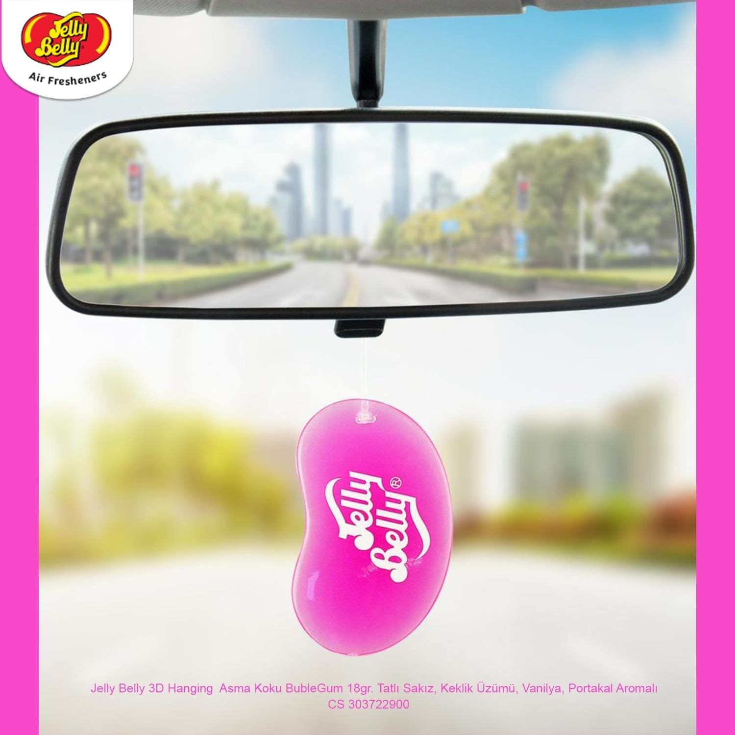 Jelly Belly 3D Bubblegum Hanging Air Freshener image number 2