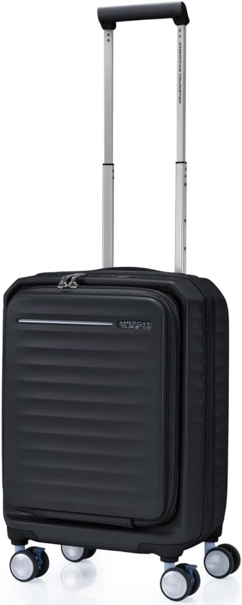American Tourister Frontec Frontec Suitcase, Carrying Case, Small Size, Carry-On Compatible, Front Opening, Lightweight, Large Capacity, Includes Brake, TSA Lock, 38 (43), L 21.3 Inches (54 Cm), 7.5