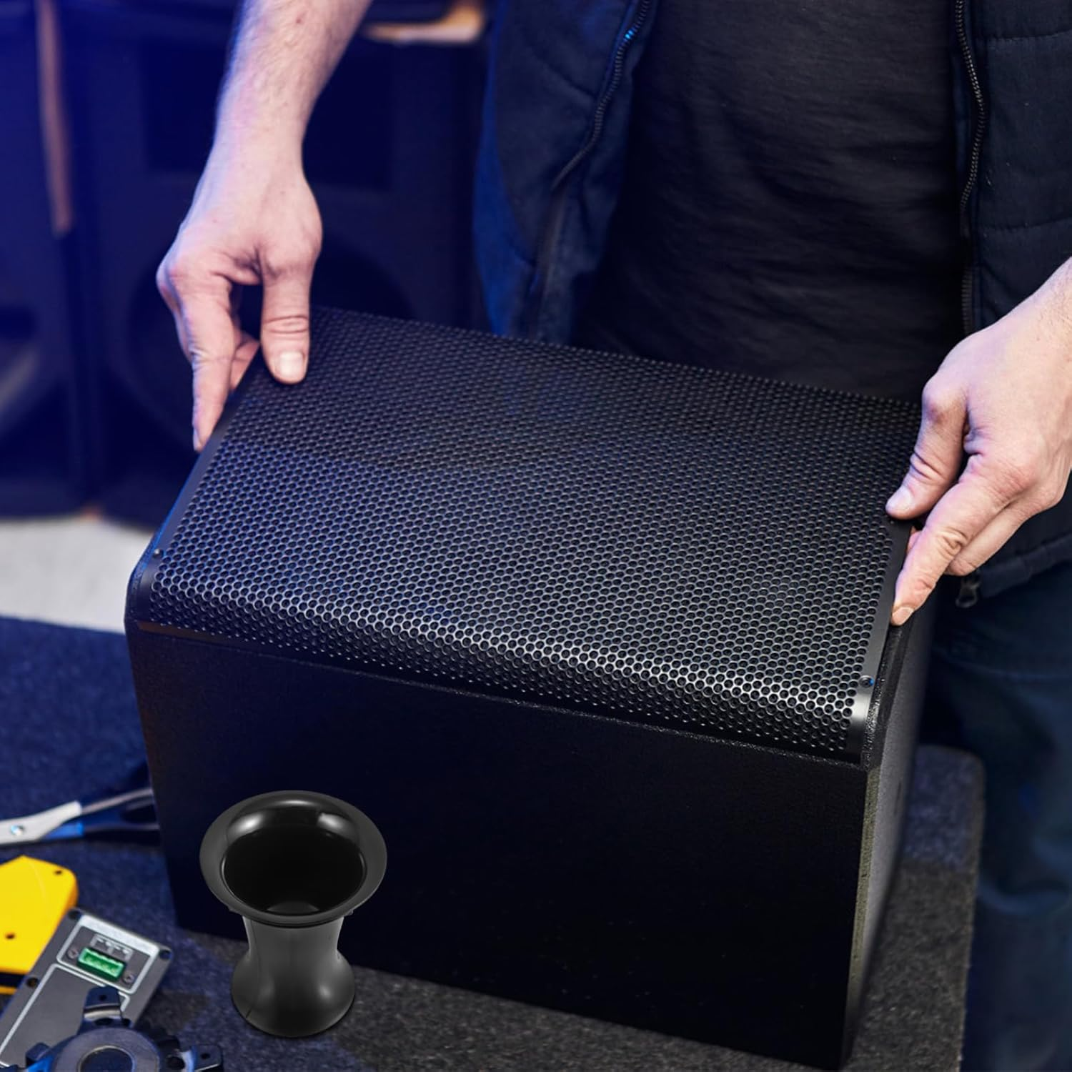 Gadpiparty Speaker Guide Tube for DIY Subwoofer Parts Air Vent Port Tubes Reflex Speaker Ports image number 1