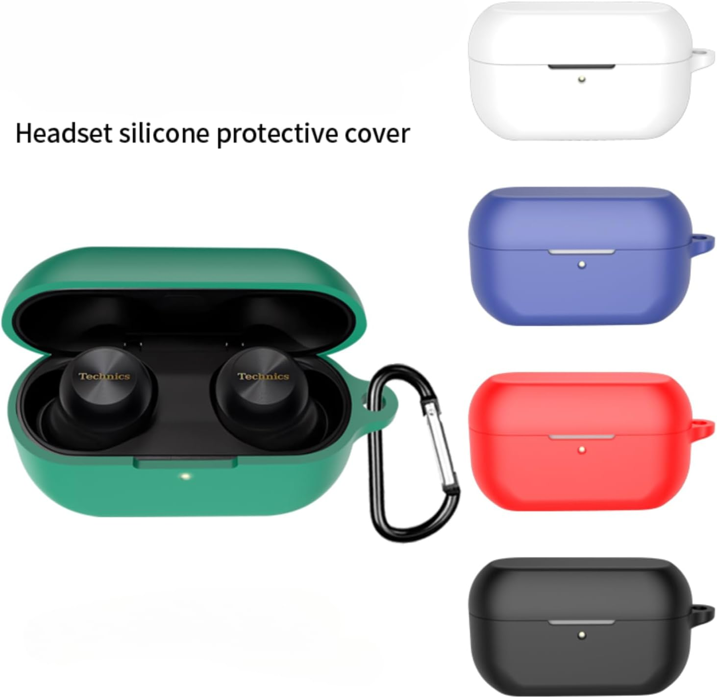 Headphone Cover for Technics EAH-AZ100 Silicone Case Drop-Proof and Dust-Proof Headphone Case image number 3