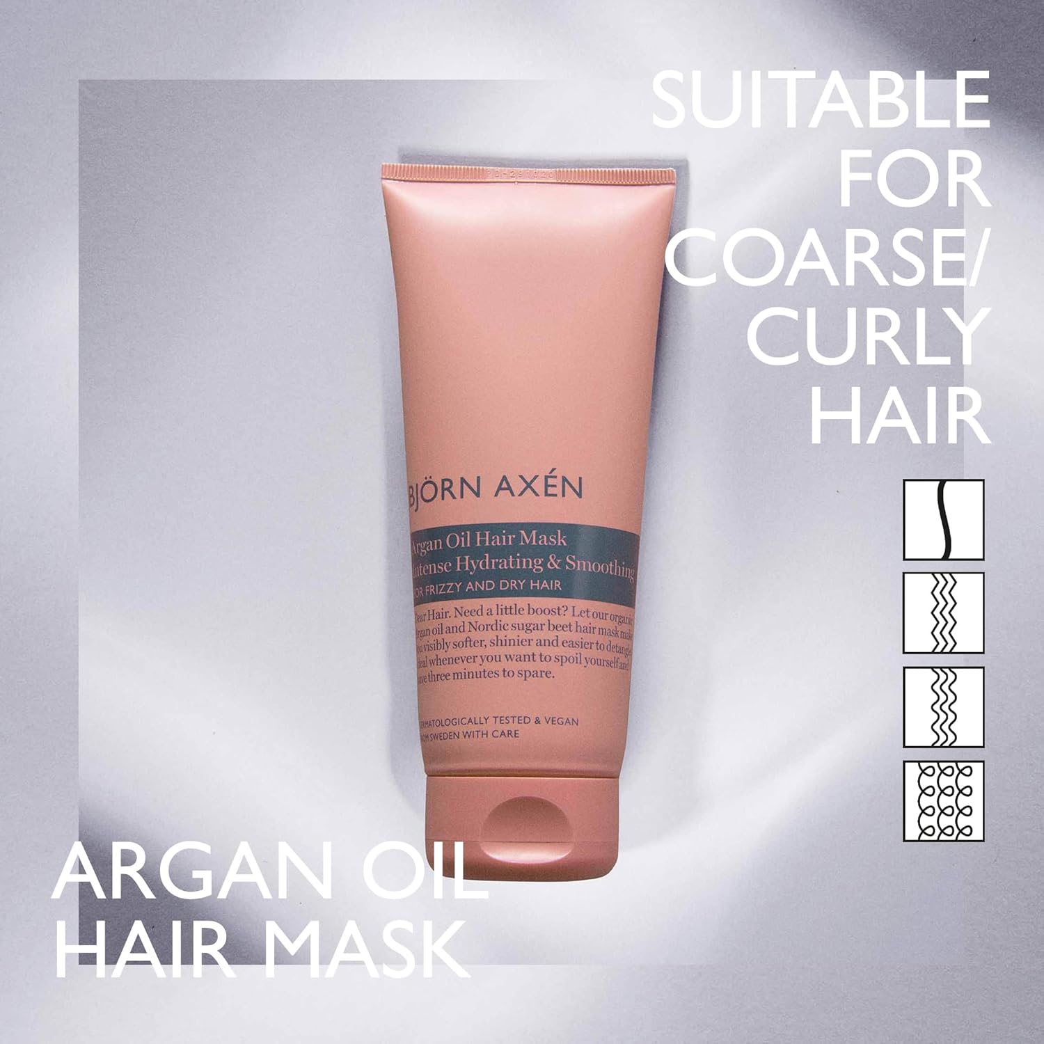 Bjorn Axen Argan Oil Hair Mask for Unisex 6.76 Oz Masque image number 6