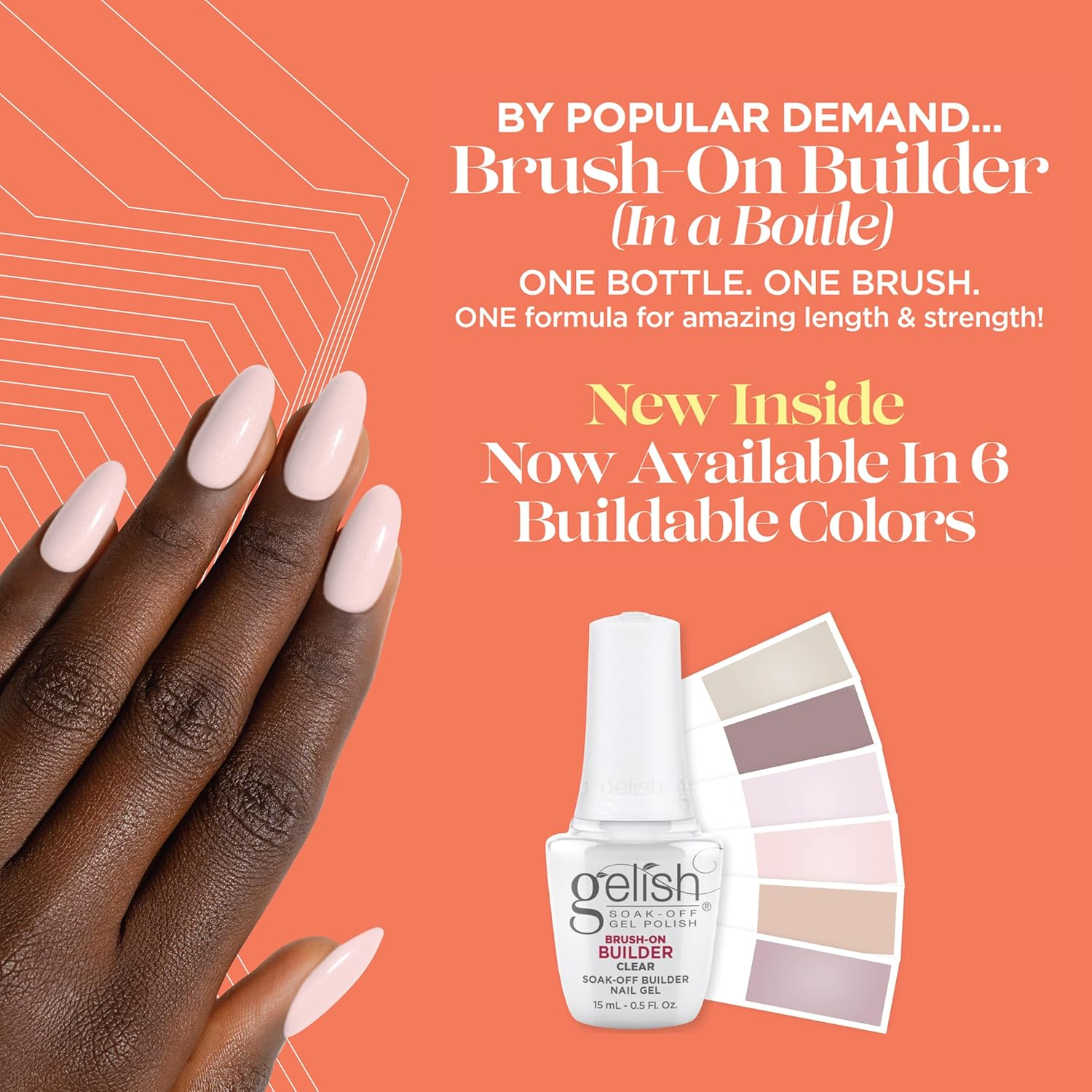 Gelish Gel Brush on Builder 15Ml image number 1