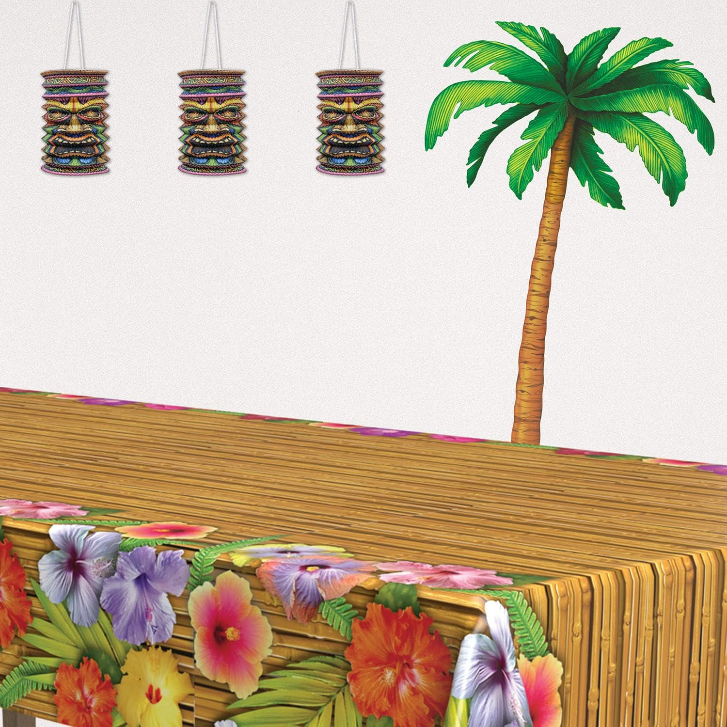 Tiki Paper Lanterns Pack of 2 image number 6