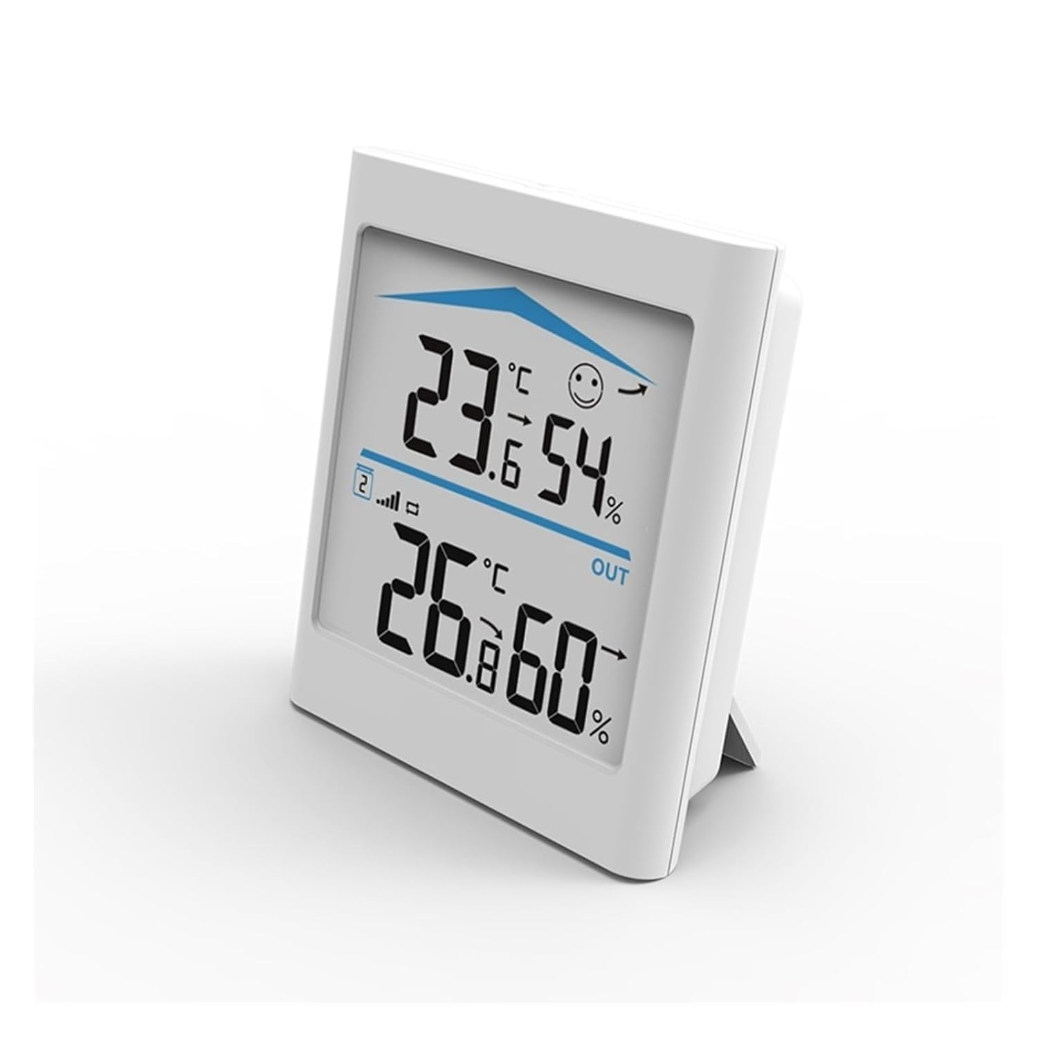 Digital LCD Weather Station Indoor Outdoor Trend Hygrometer Thermometer Wireless Remote Sensor Motion Activated Backlight image number 4