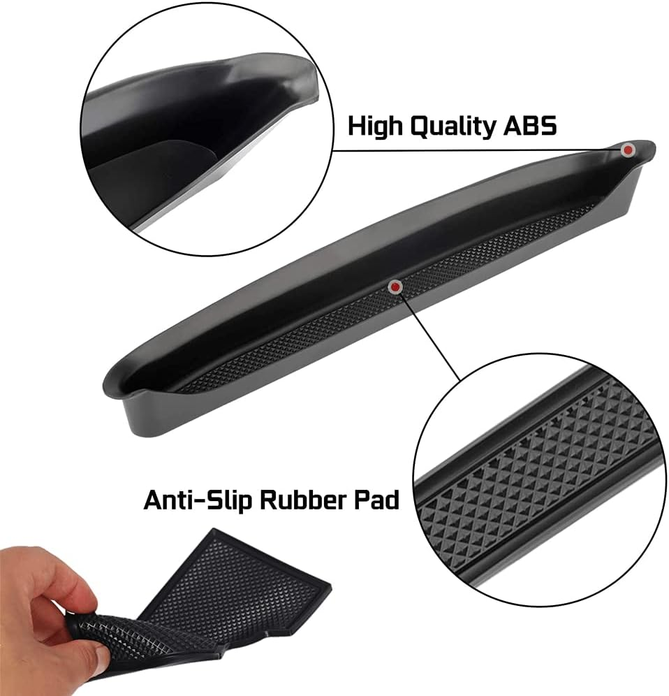 Jeep Wrangler JL Grab Tray Passenger Organizer Storage Compartment Tray Organizer Grab Handle Box Compatible with 2018-2021 Jeep Wrangler JL JLU &2020 Jeep Gladiator JT, Interior Accessories image number 3