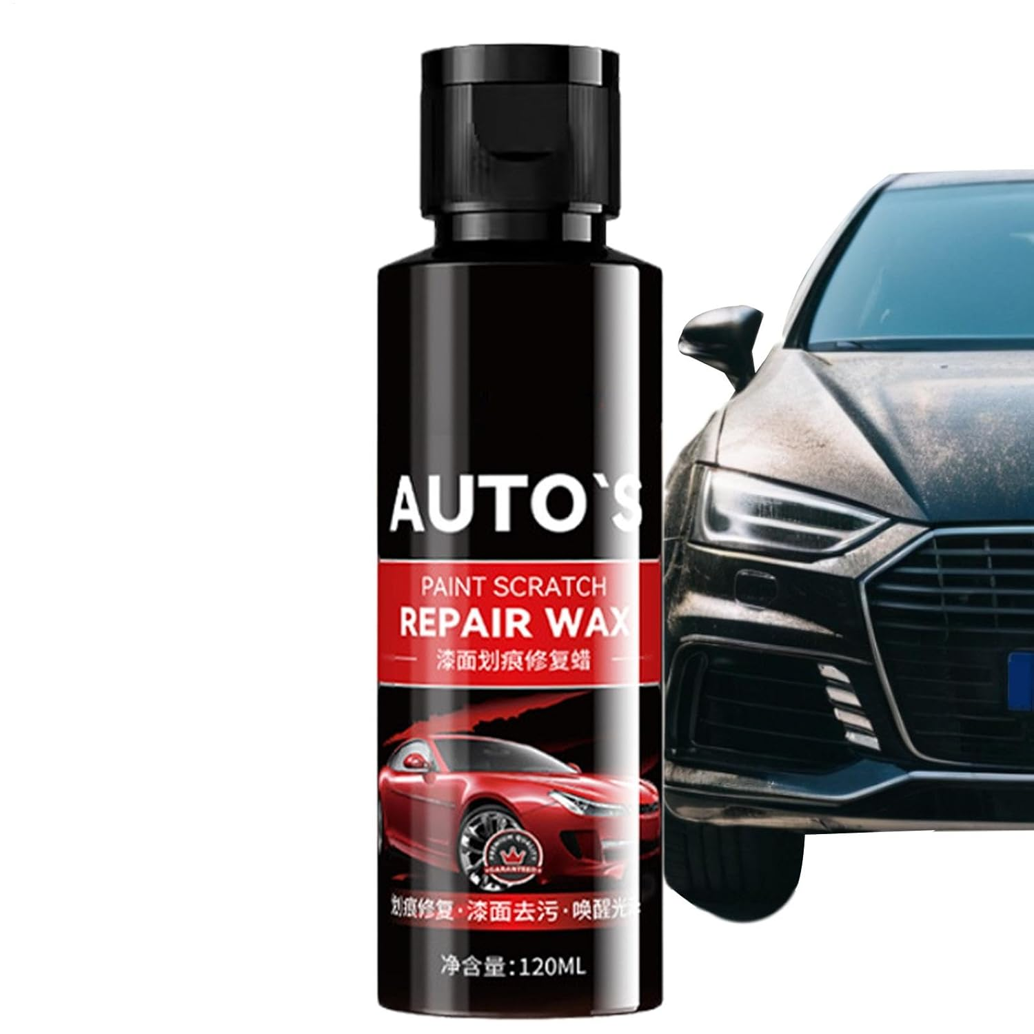 Car Paint Repair Wax - Effective Car Paint Restorer Polishing Compound - 120Ml Scratch Removers, Automotive Polish, Car Exterior Care, Quick Repair for Vehicles