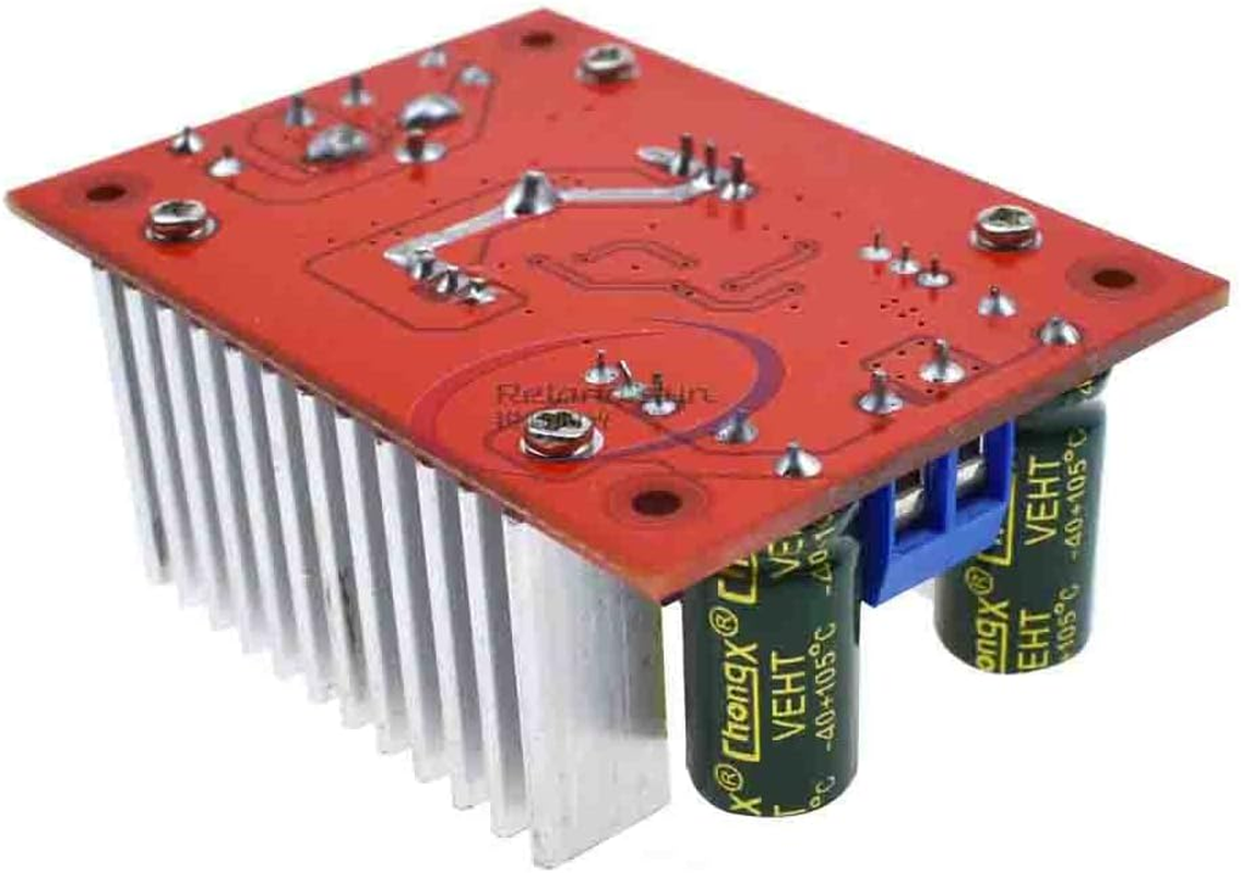 Reland Sun 2Pcs DC 400W 15A Step up Boost Converter Constant Current Power Supply LED Driver 8.5-50V to 10-60V Voltage Charger Step up Module