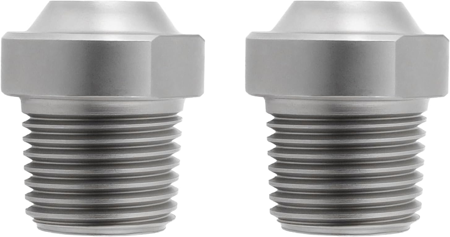 YINETTECH 2Pcs Pressure Washer Nozzle 1/8 Inch NPT Thread Replacement Stainless Steel Spray Nozzle, 25 Degree, 1.5 Holes Outlet Surface Cleaner Nozzle, 4000 PSI image number 6