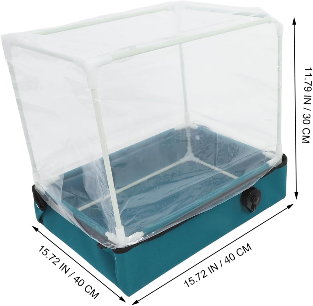 PAMINGONO Succulent Planting Box Indoor Greenhouse Kit Compact Succulent Greenhouse for Tabletop Garden Display Mini Plant Container Drainage and Small Container Gardening image number 3