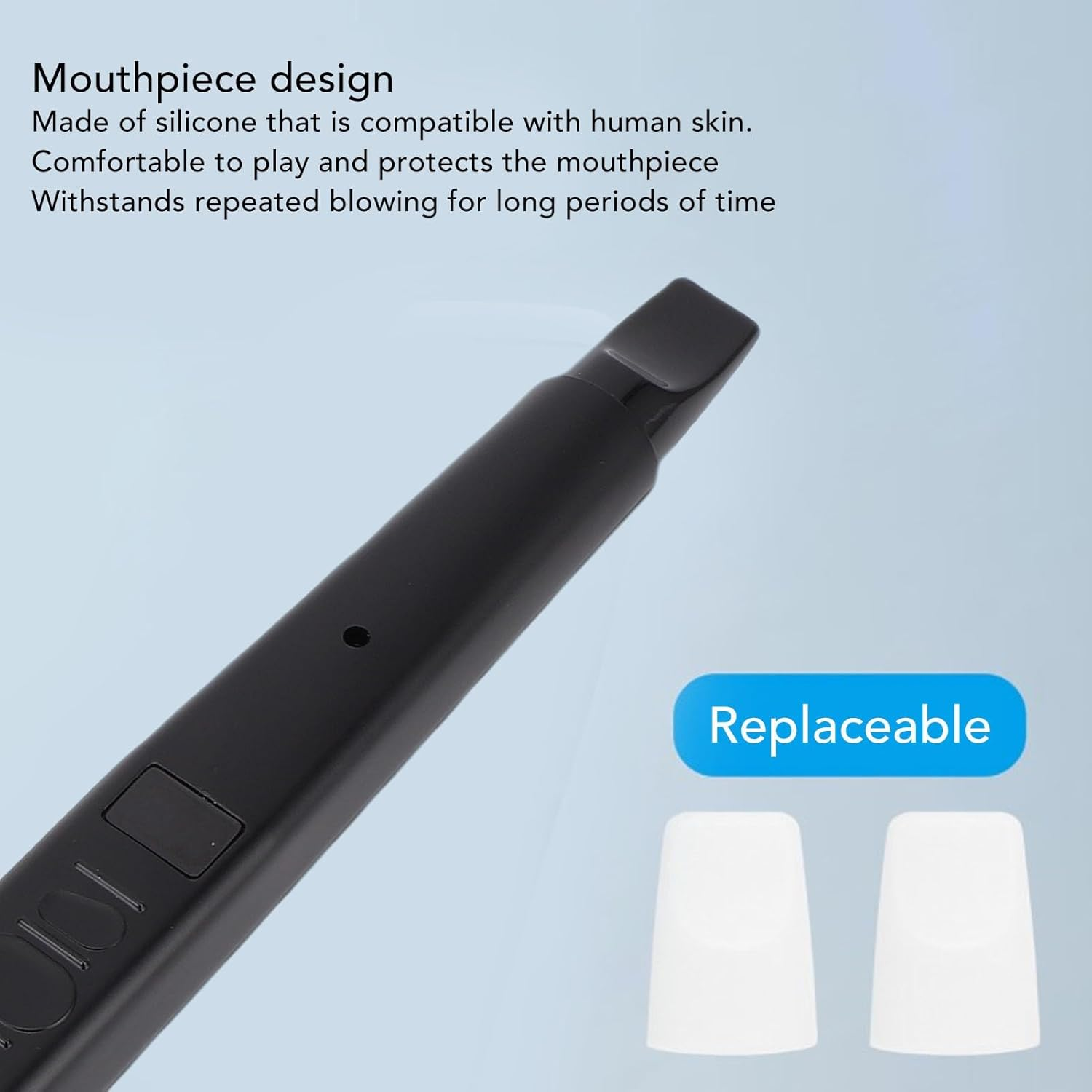 Dpofirs MIDI Electronic Saxophone, 13 Tone Mini Digital Wind Instrument with Adjustable Volume, for Ios, and Other Systems image number 6