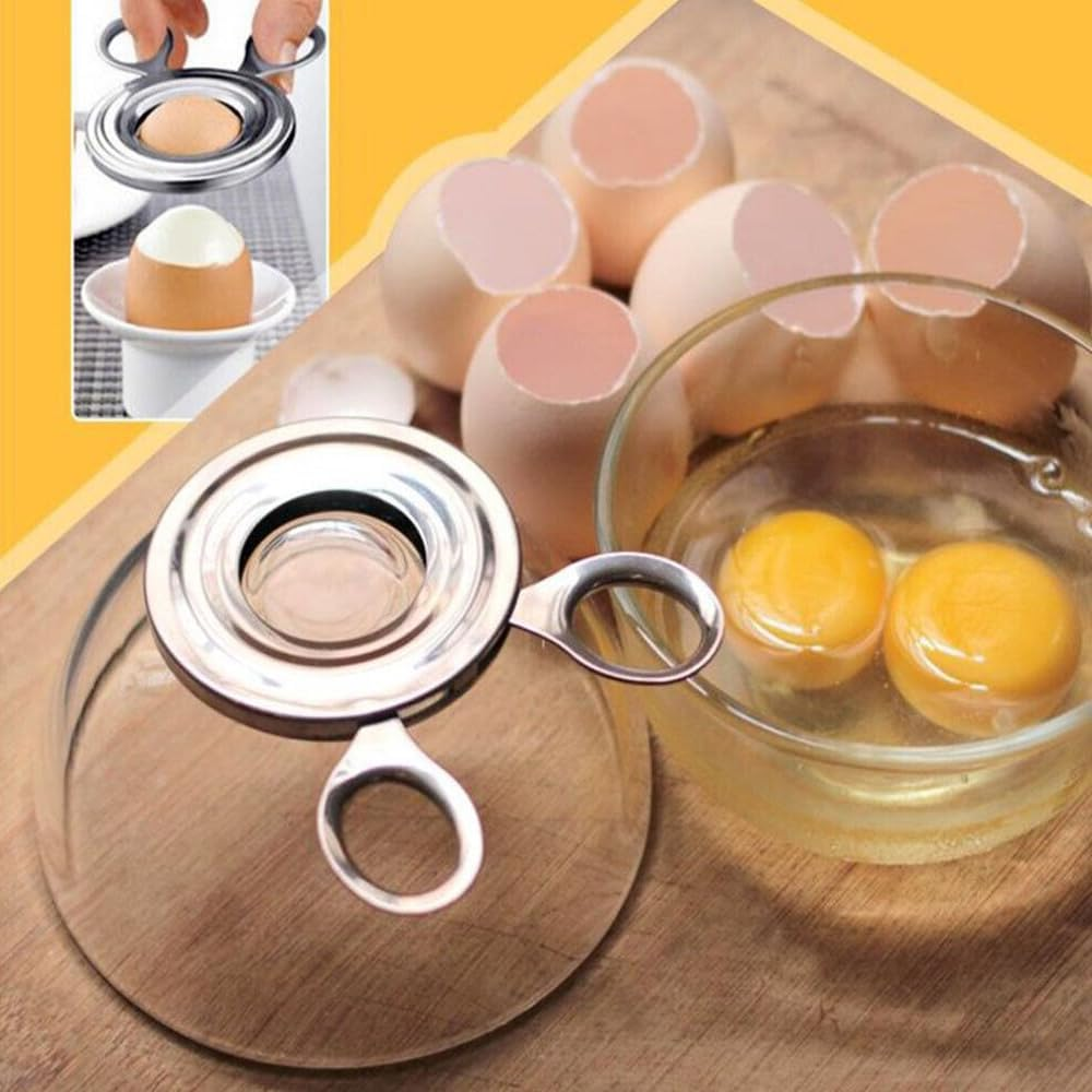 Stainless Steel Egg Topper - Shell Cutter for Boiled Eggs image number 2