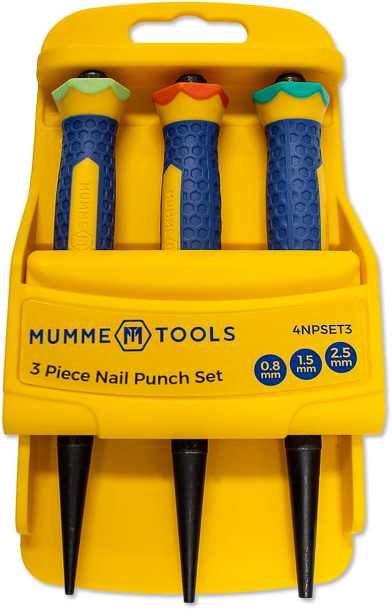 Mumme Tools 4NPSET3 Nail Punch 3 Piece Set