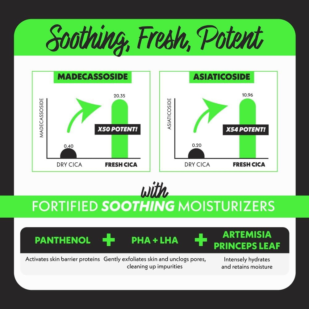 NOSCA9 Soothing Serum S - Rapid Hydrating Calming Serum with 5-Layer Ceramide Complex &Fresh Centella Asiatica, Advanced Barrier Repair for Sensitive Skin Korean Skin Care (1.01 Fl Oz (Pack of 1)) image number 1