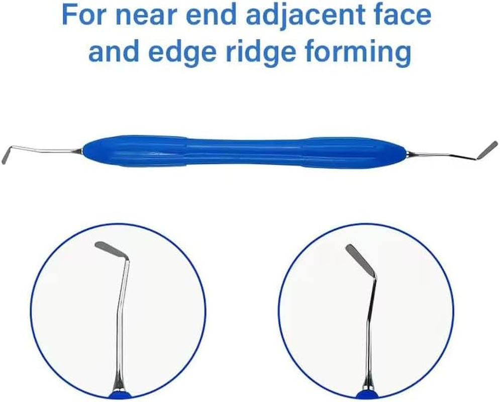 Color-Coded Dental Composite Instruments &ndash; 7 Silicone Handle Tools for Tooth Restoration & Cavity Filling image number 6