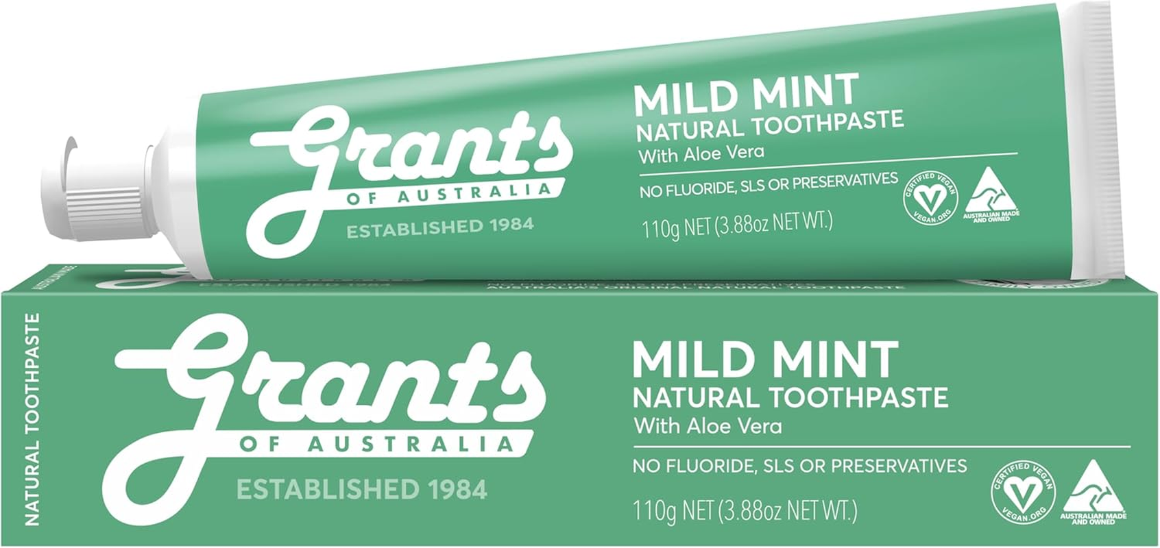 Grants Mild Mint Toothpaste, 110 G image number 1