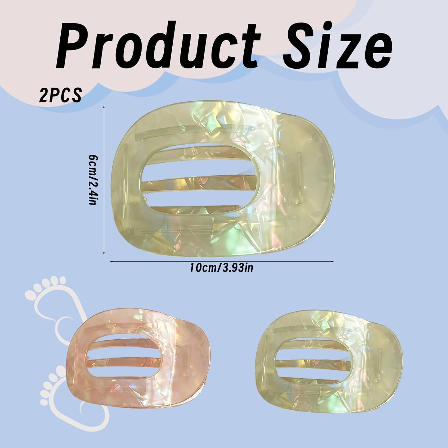 Flat Hair Clips image number 5